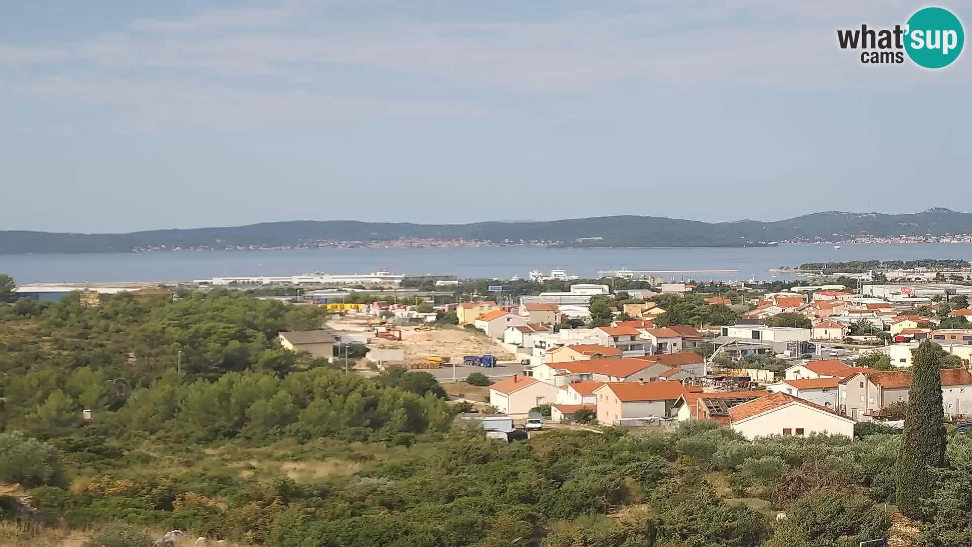 Zadar Pristanišče Gazenica s panoramsko spletno kamero, Zadar, Hrvaška