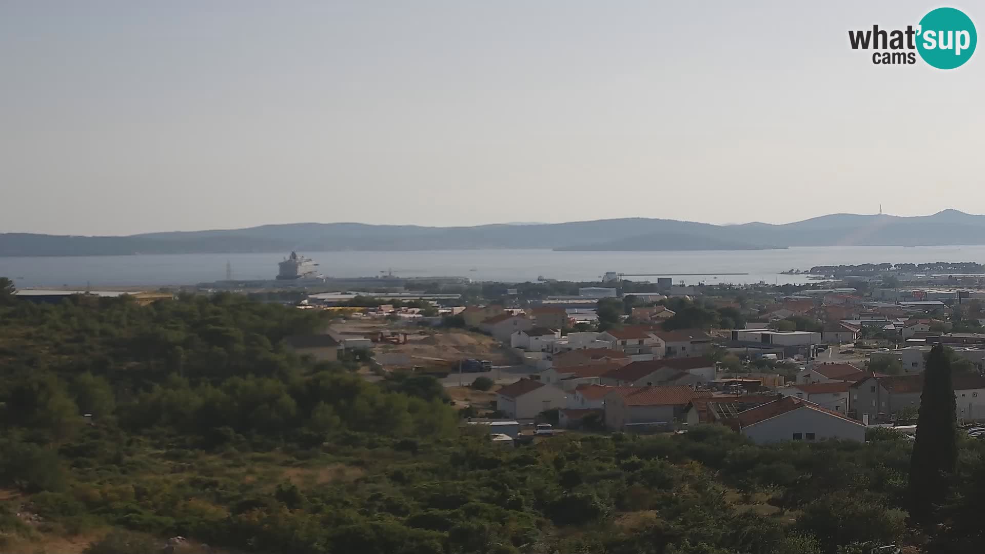 Panoramska web kamera Luke Gaženica u Zadru, Hrvatska