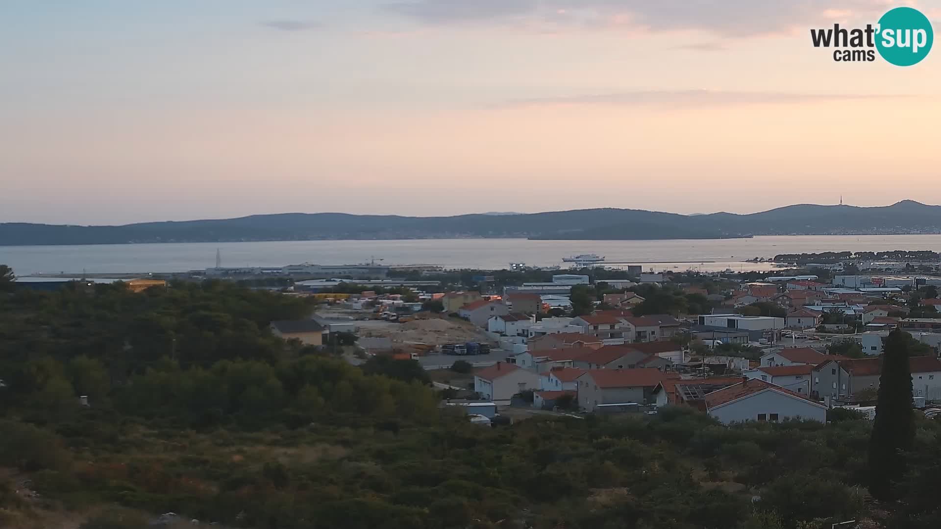 Panoramska web kamera Luke Gaženica u Zadru, Hrvatska