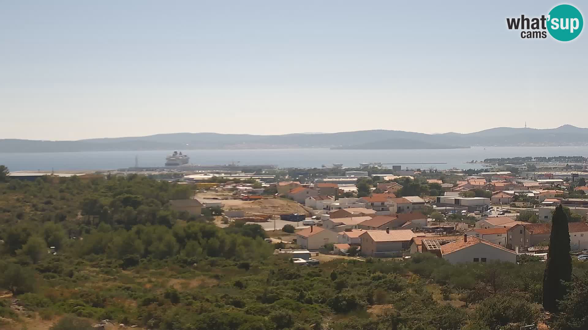 Zadar Port Gazenica Webcam Panorama, Zadar, Kroatien