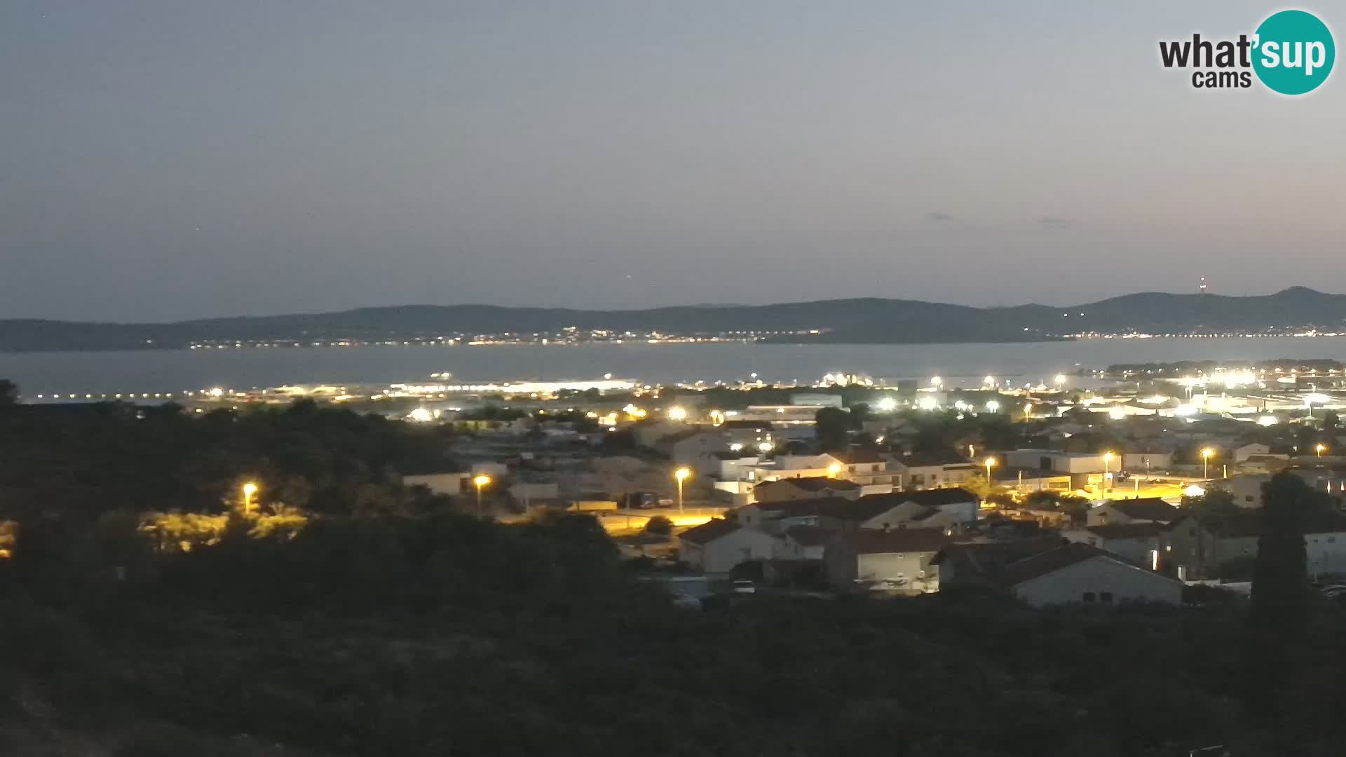 Panoramska web kamera Luke Gaženica u Zadru, Hrvatska