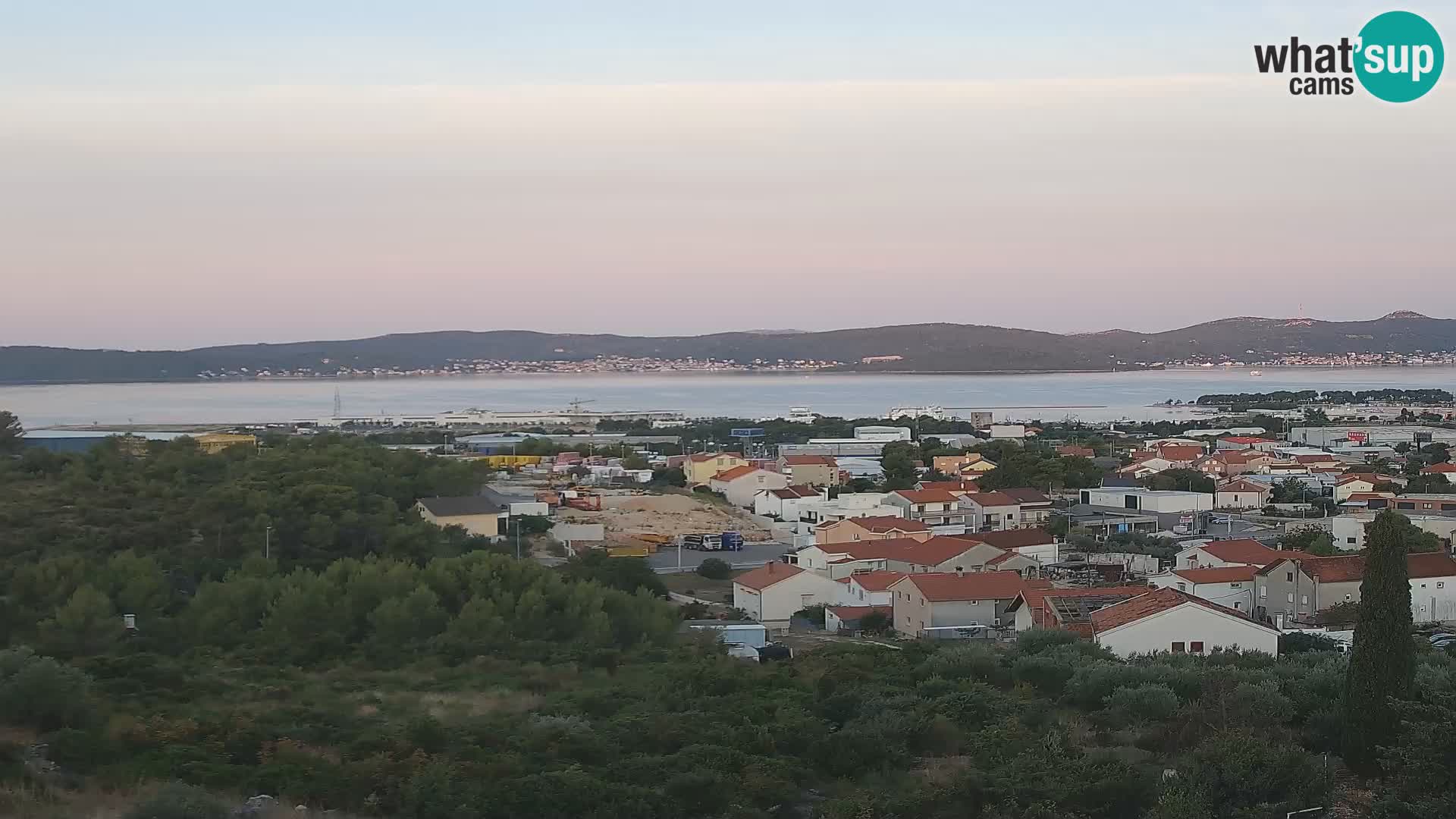 Zadar Pristanišče Gazenica s panoramsko spletno kamero, Zadar, Hrvaška