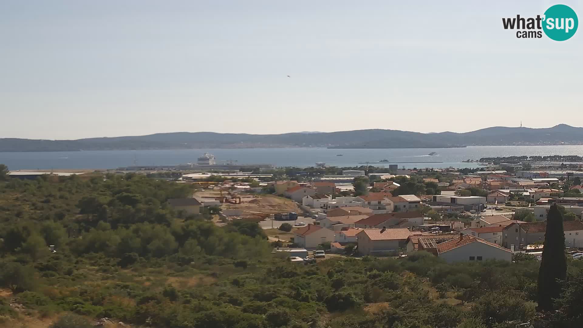 Panoramska web kamera Luke Gaženica u Zadru, Hrvatska