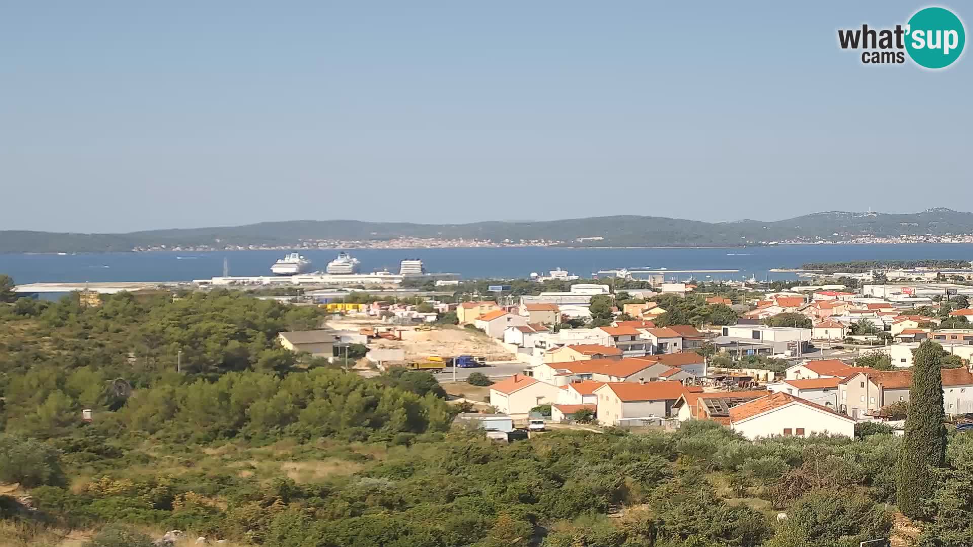 Zadar Port Gazenica Webcam Panorama, Zadar, Kroatien