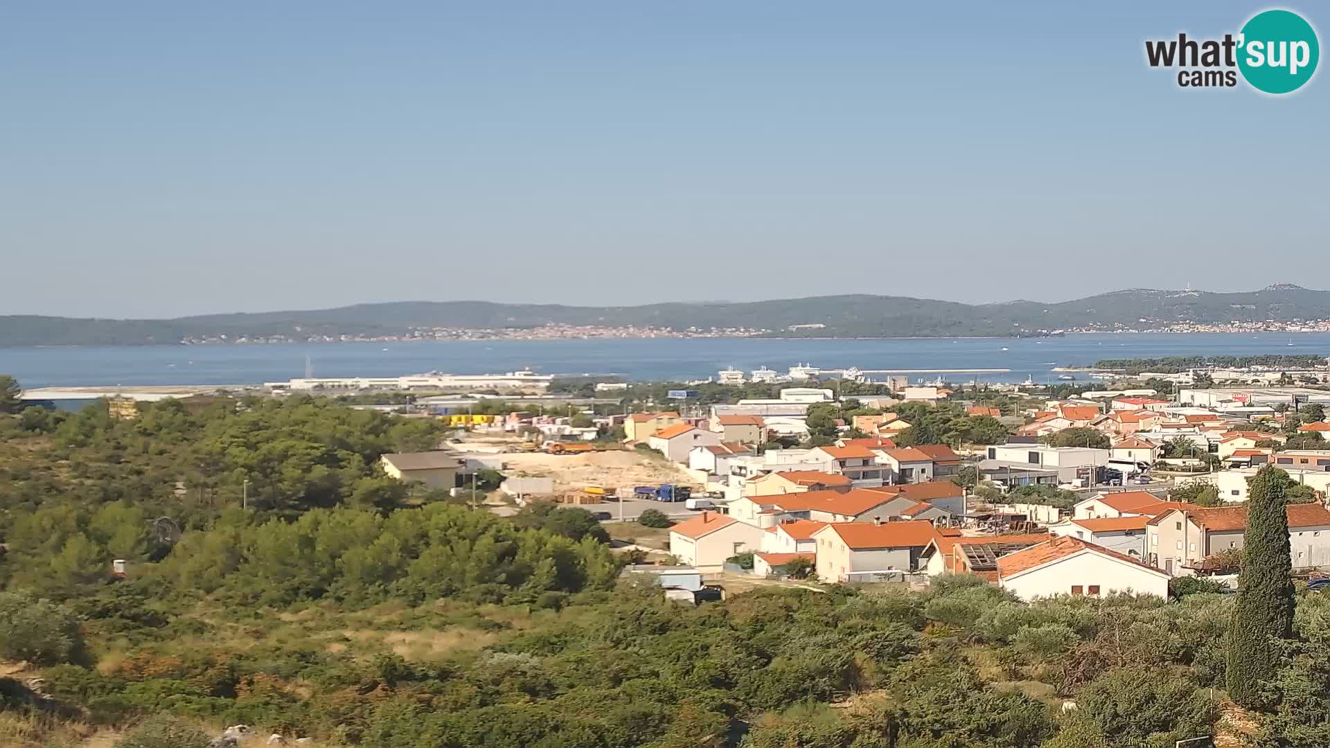 Panorama de la Webcam del Puerto Gazenica de Zadar, Zadar, Croacia