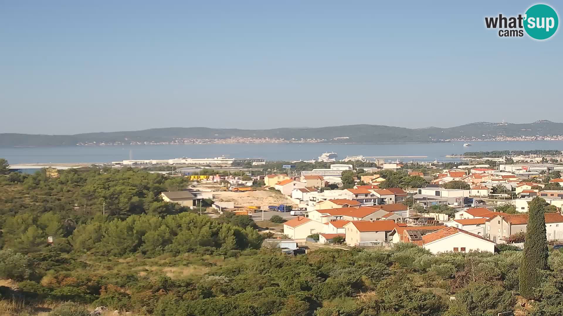 Zadar Pristanišče Gazenica s panoramsko spletno kamero, Zadar, Hrvaška