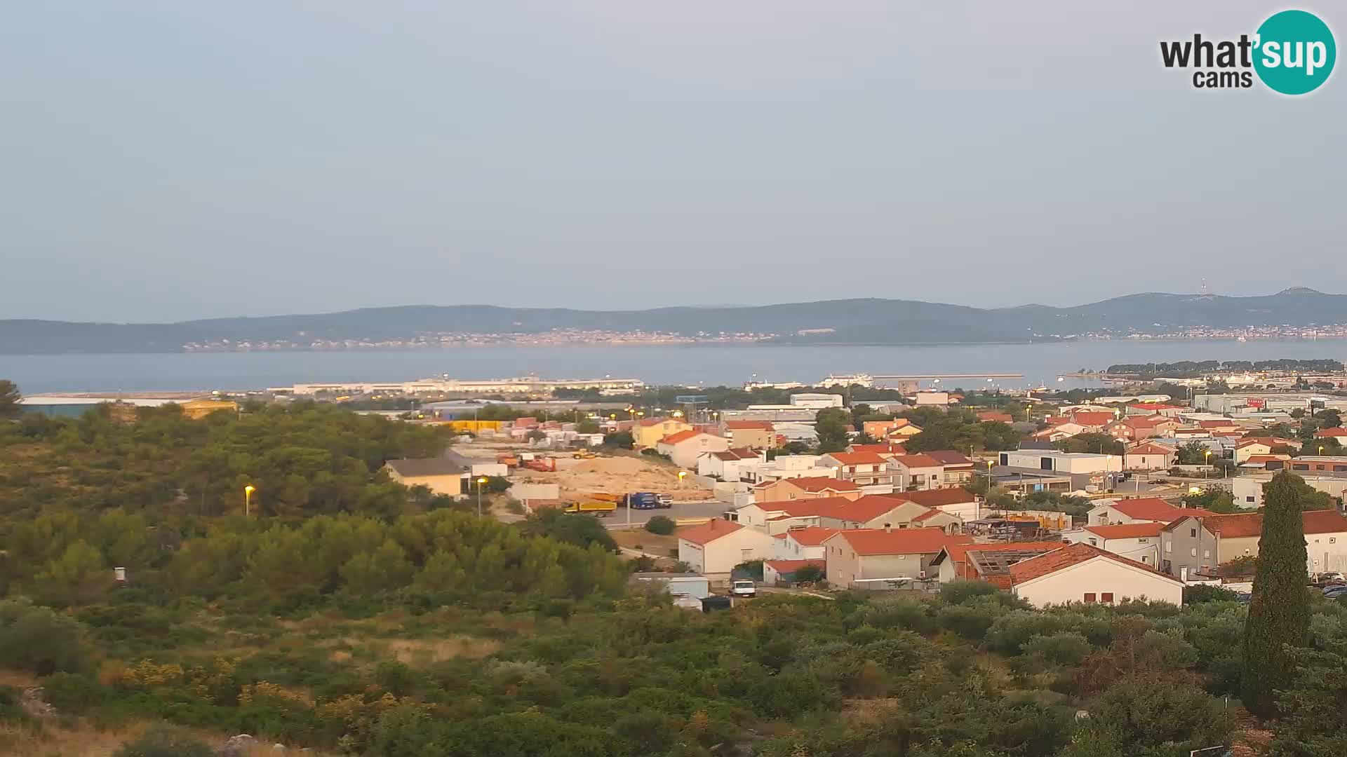 Panorama de la Webcam del Puerto Gazenica de Zadar, Zadar, Croacia