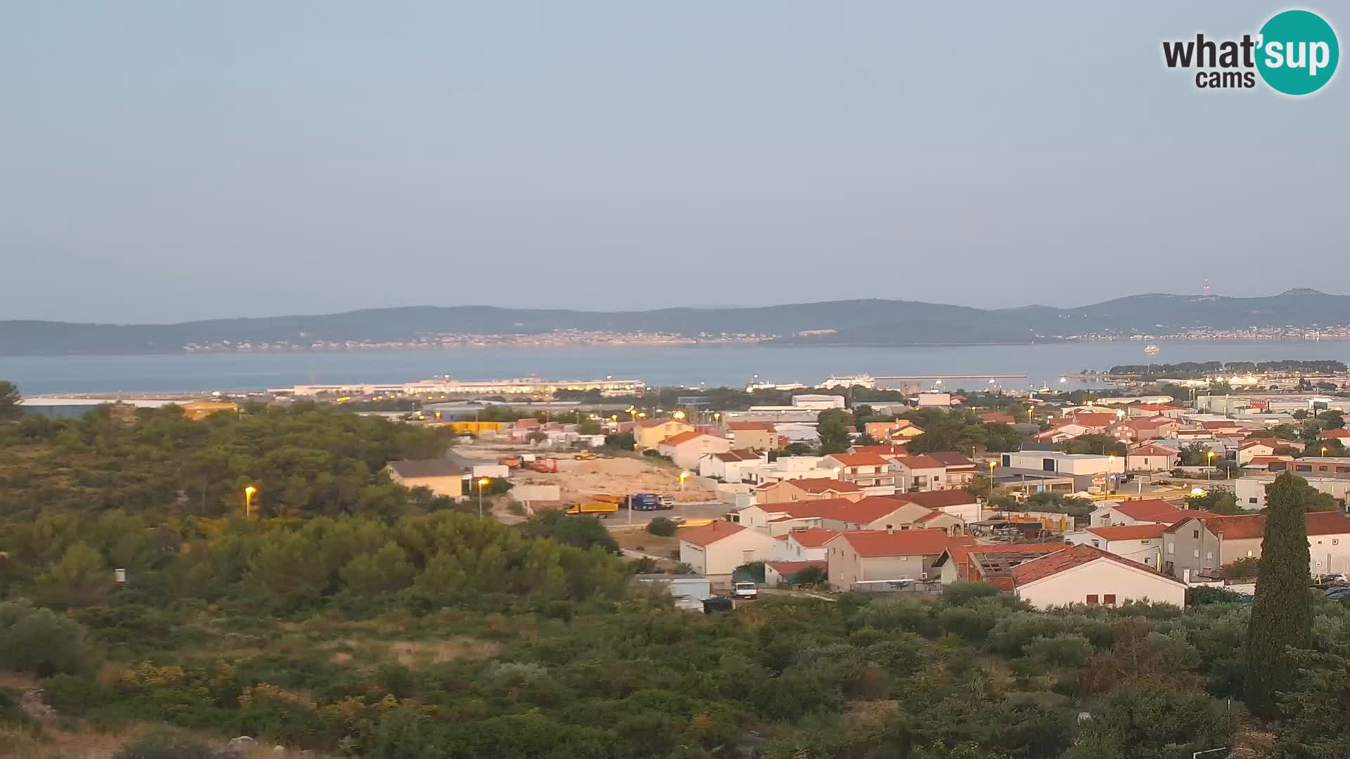 Panorama de la Webcam del Puerto Gazenica de Zadar, Zadar, Croacia