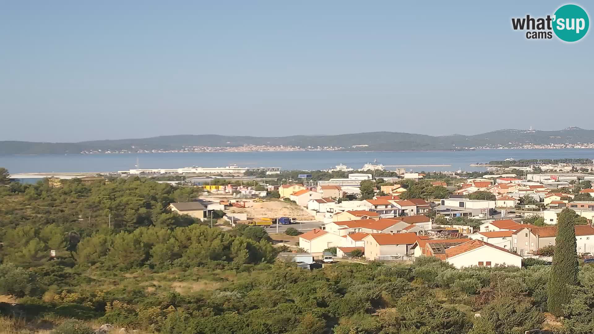 Panorama de la Webcam del Puerto Gazenica de Zadar, Zadar, Croacia