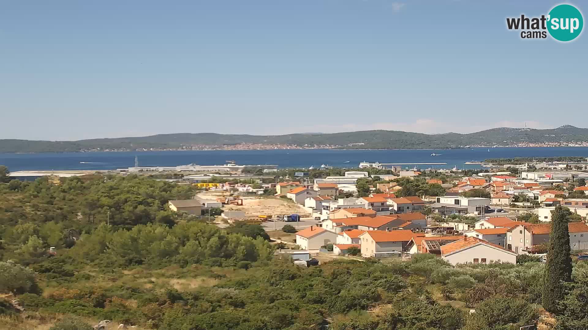 Zadar Port Gazenica Webcam Panorama, Zadar, Kroatien