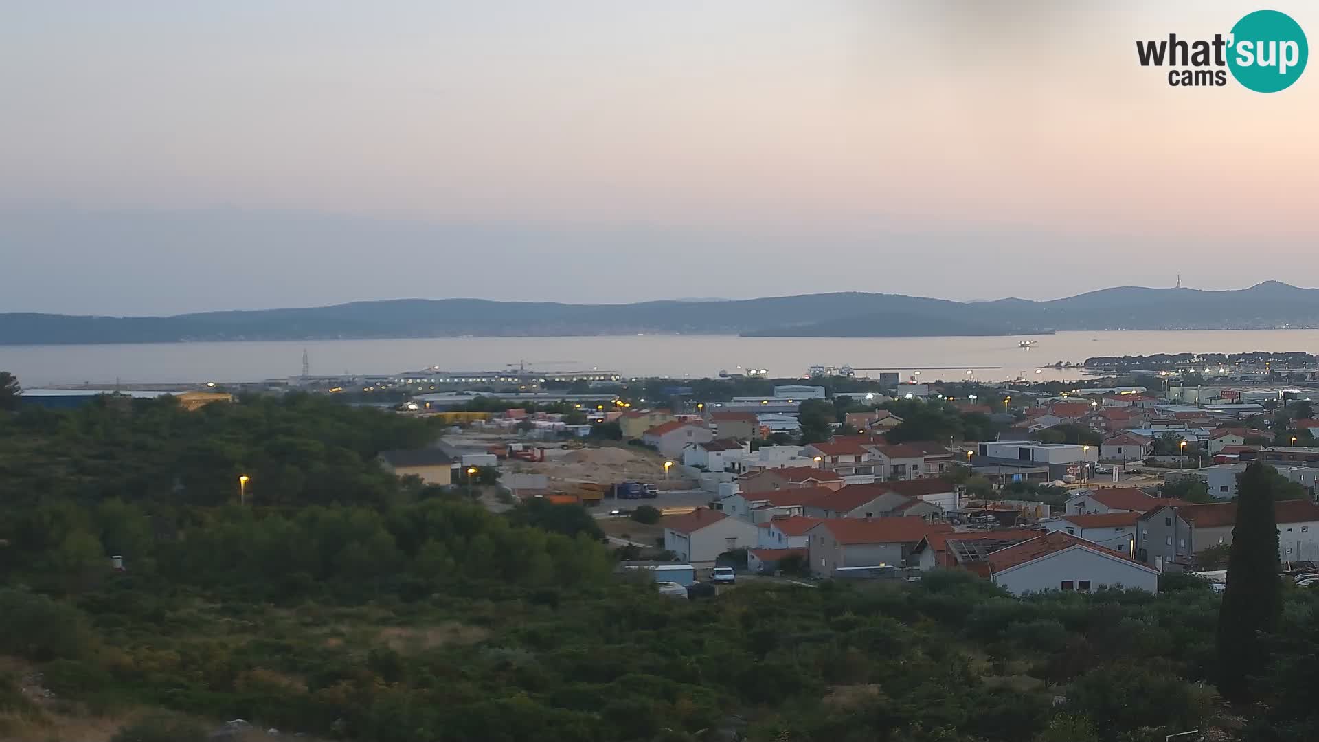 Panorama de la Webcam del Puerto Gazenica de Zadar, Zadar, Croacia