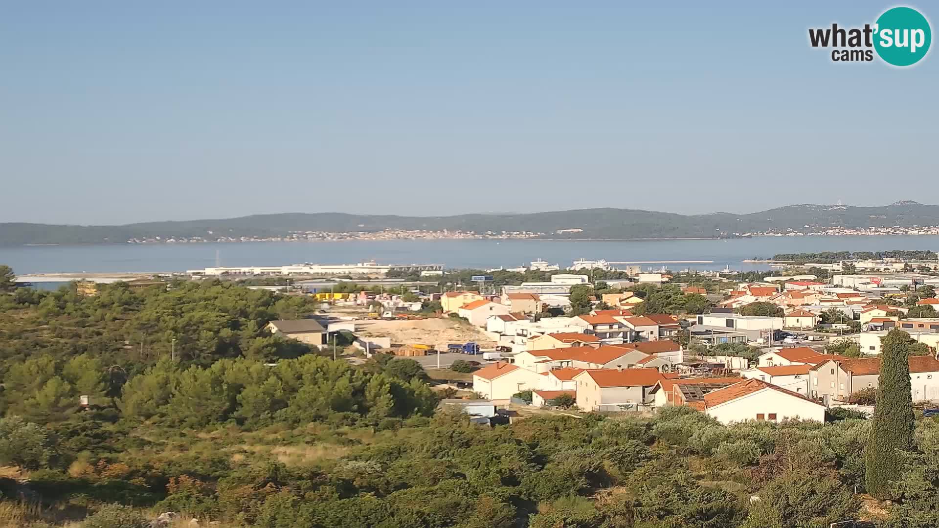 Panorama de la Webcam del Puerto Gazenica de Zadar, Zadar, Croacia