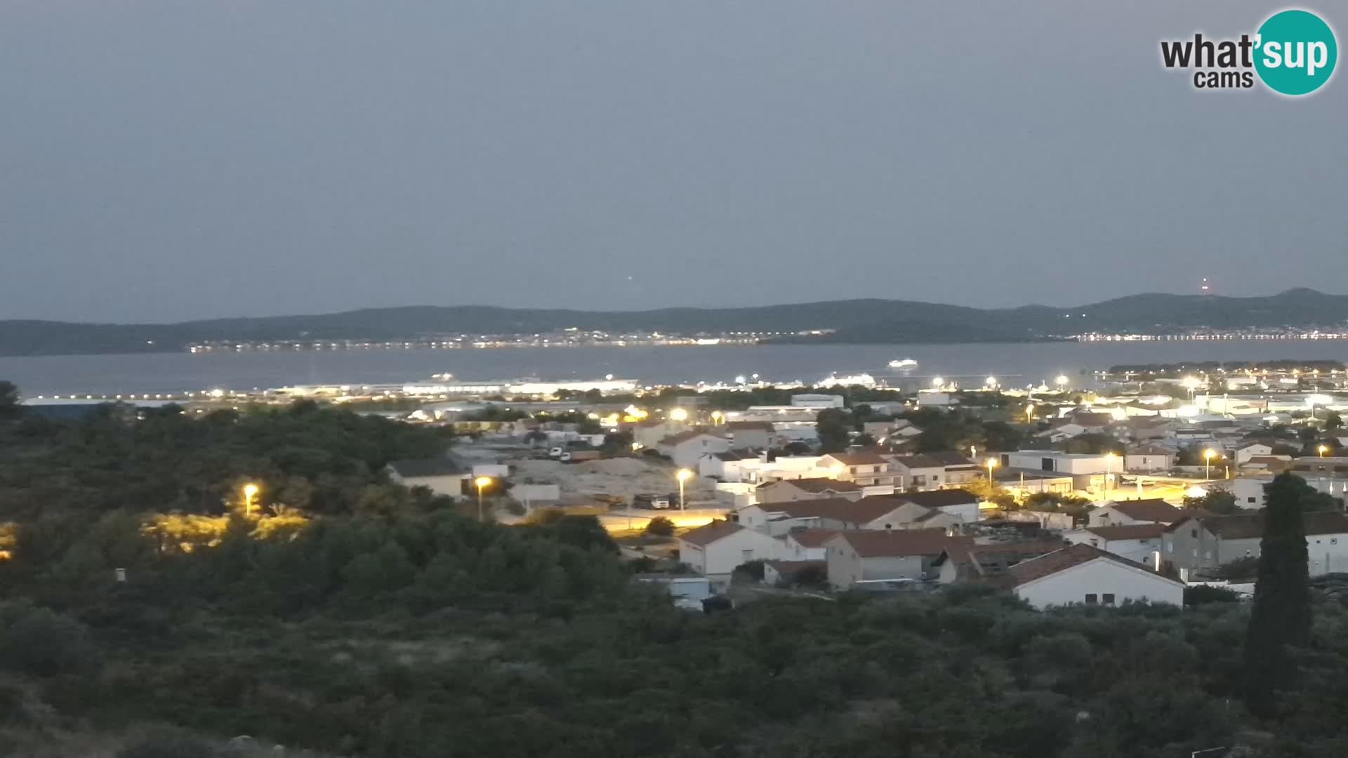 Zadar Pristanišče Gazenica s panoramsko spletno kamero, Zadar, Hrvaška