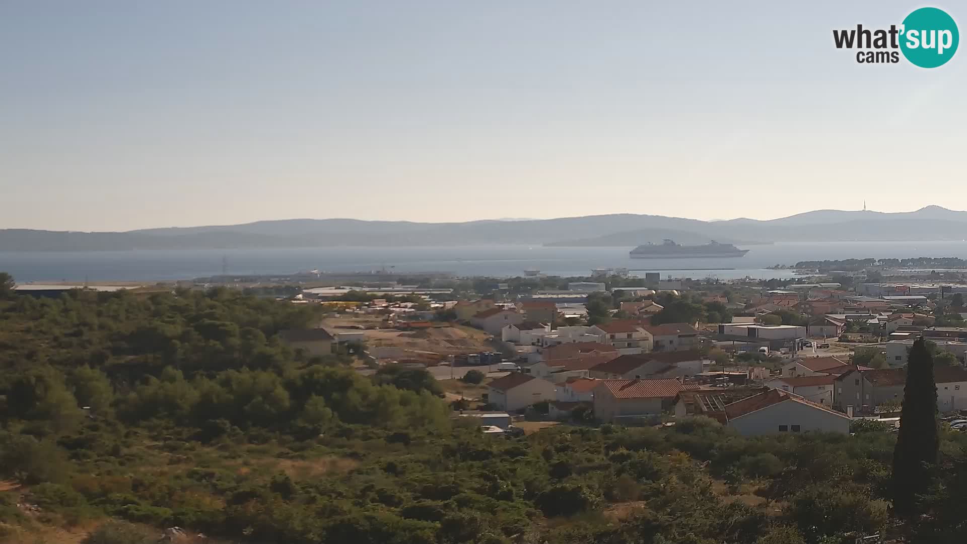 Panoramska web kamera Luke Gaženica u Zadru, Hrvatska