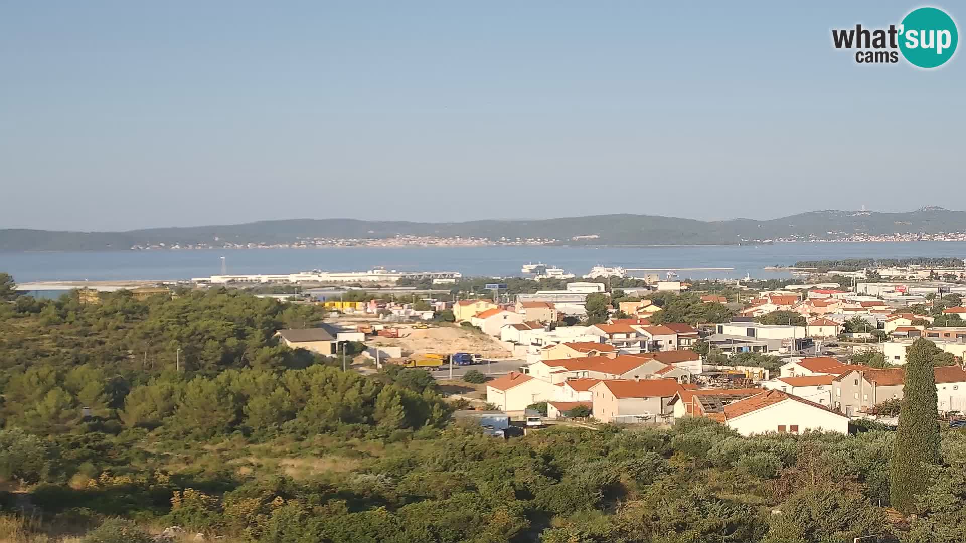 Zadar Port Gazenica Webcam Panorama, Zadar, Kroatien