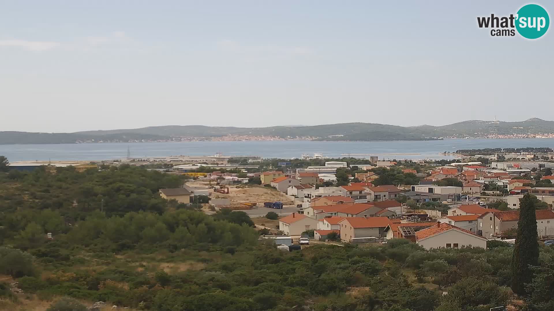 Zadar Pristanišče Gazenica s panoramsko spletno kamero, Zadar, Hrvaška