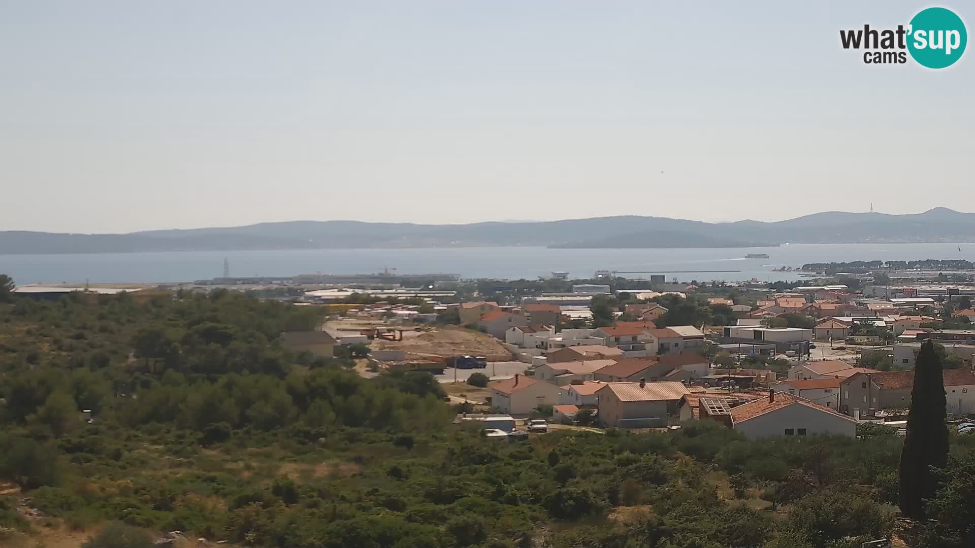Panoramska web kamera Luke Gaženica u Zadru, Hrvatska