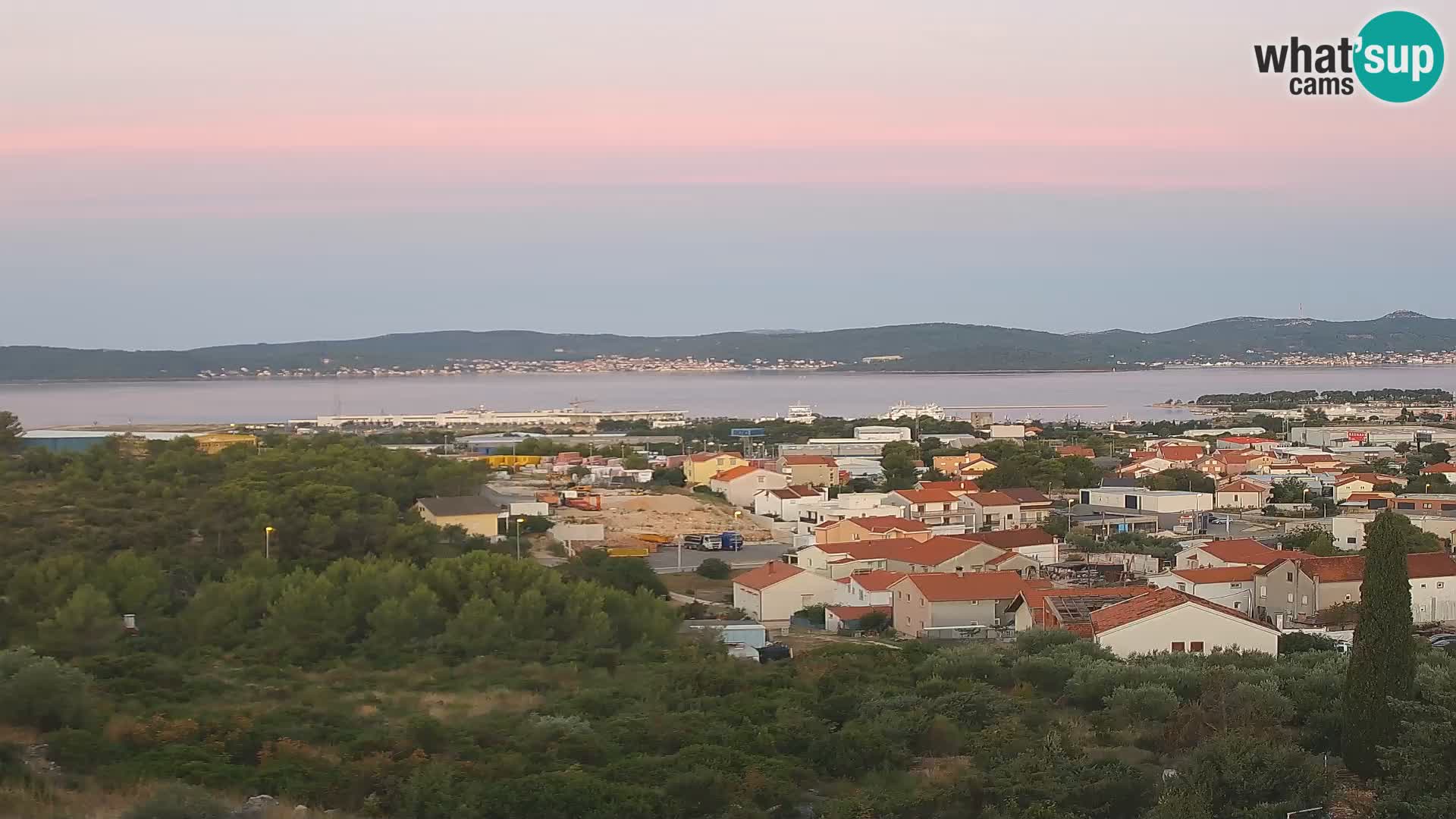 Panoramska web kamera Luke Gaženica u Zadru, Hrvatska