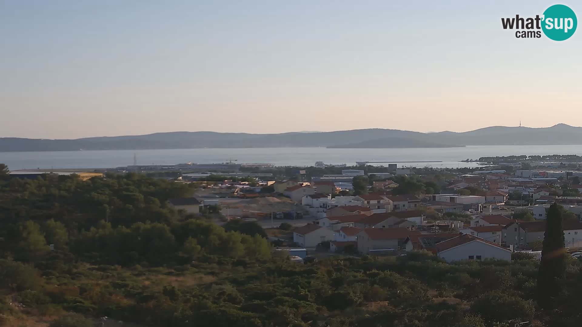 Panoramska web kamera Luke Gaženica u Zadru, Hrvatska