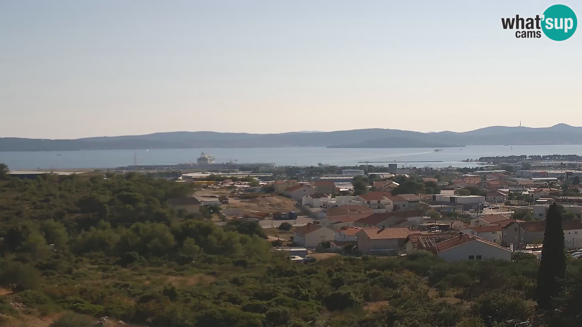 Panoramska web kamera Luke Gaženica u Zadru, Hrvatska