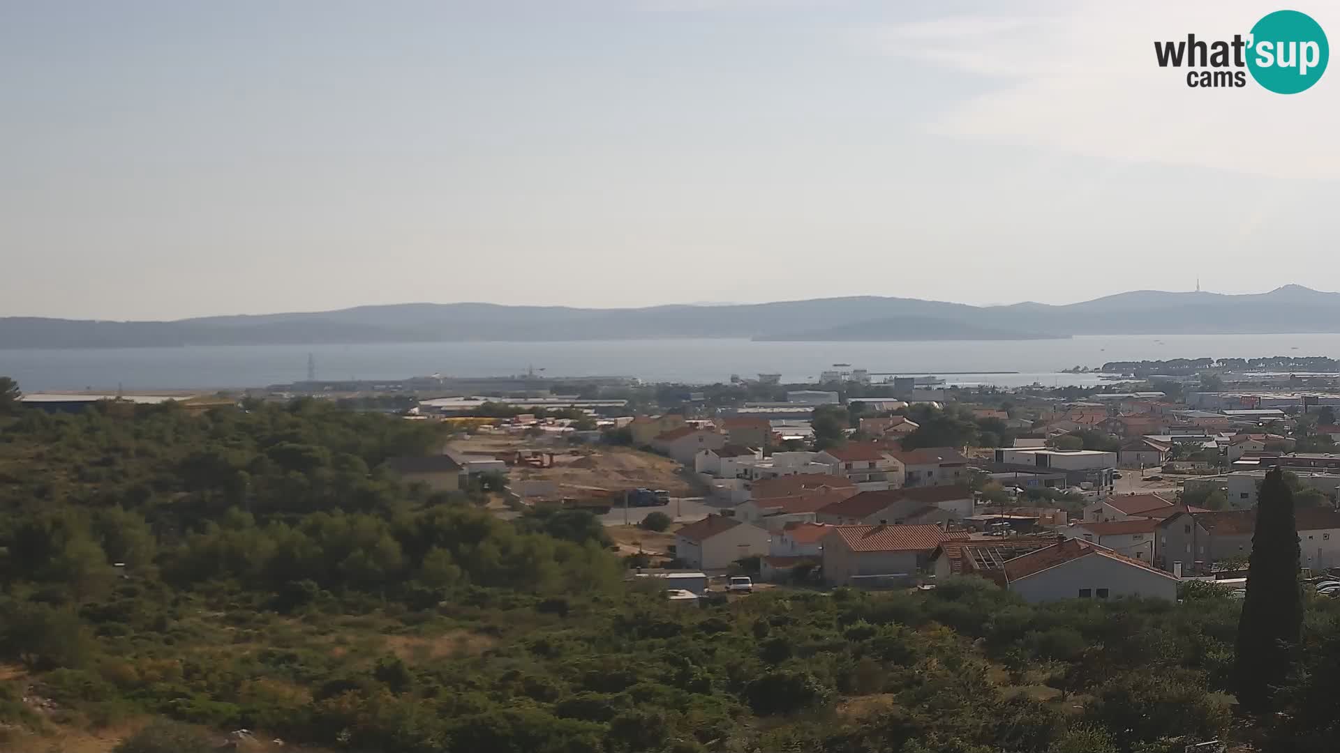 Panorama de la Webcam del Puerto Gazenica de Zadar, Zadar, Croacia