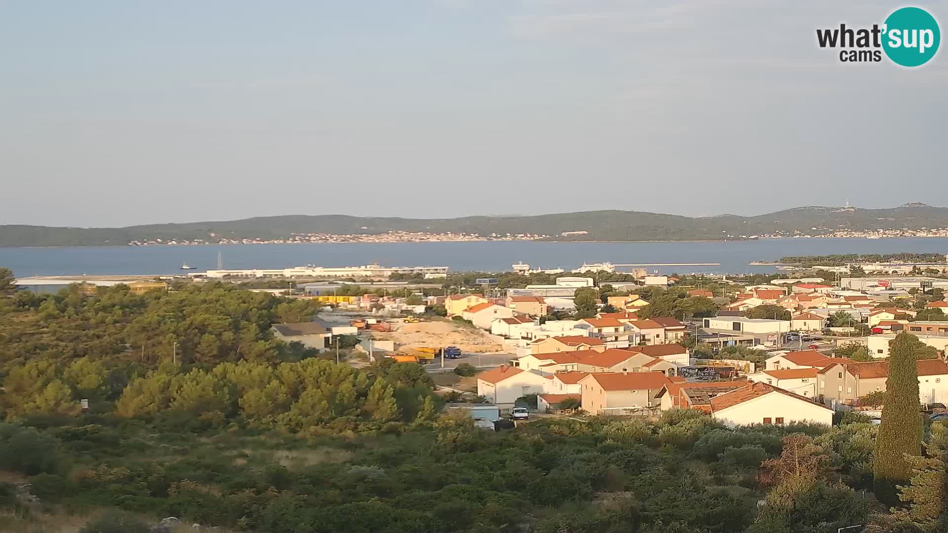 Panorama de la Webcam del Puerto Gazenica de Zadar, Zadar, Croacia