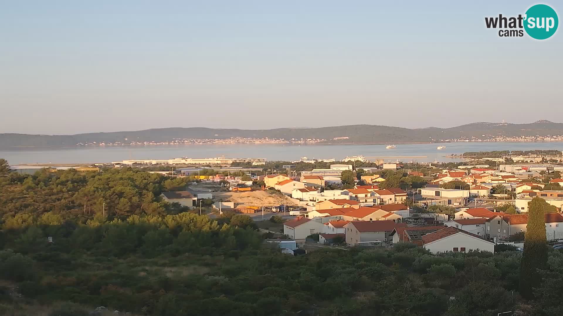 Zadar Port Gazenica Webcam Panorama, Zadar, Kroatien
