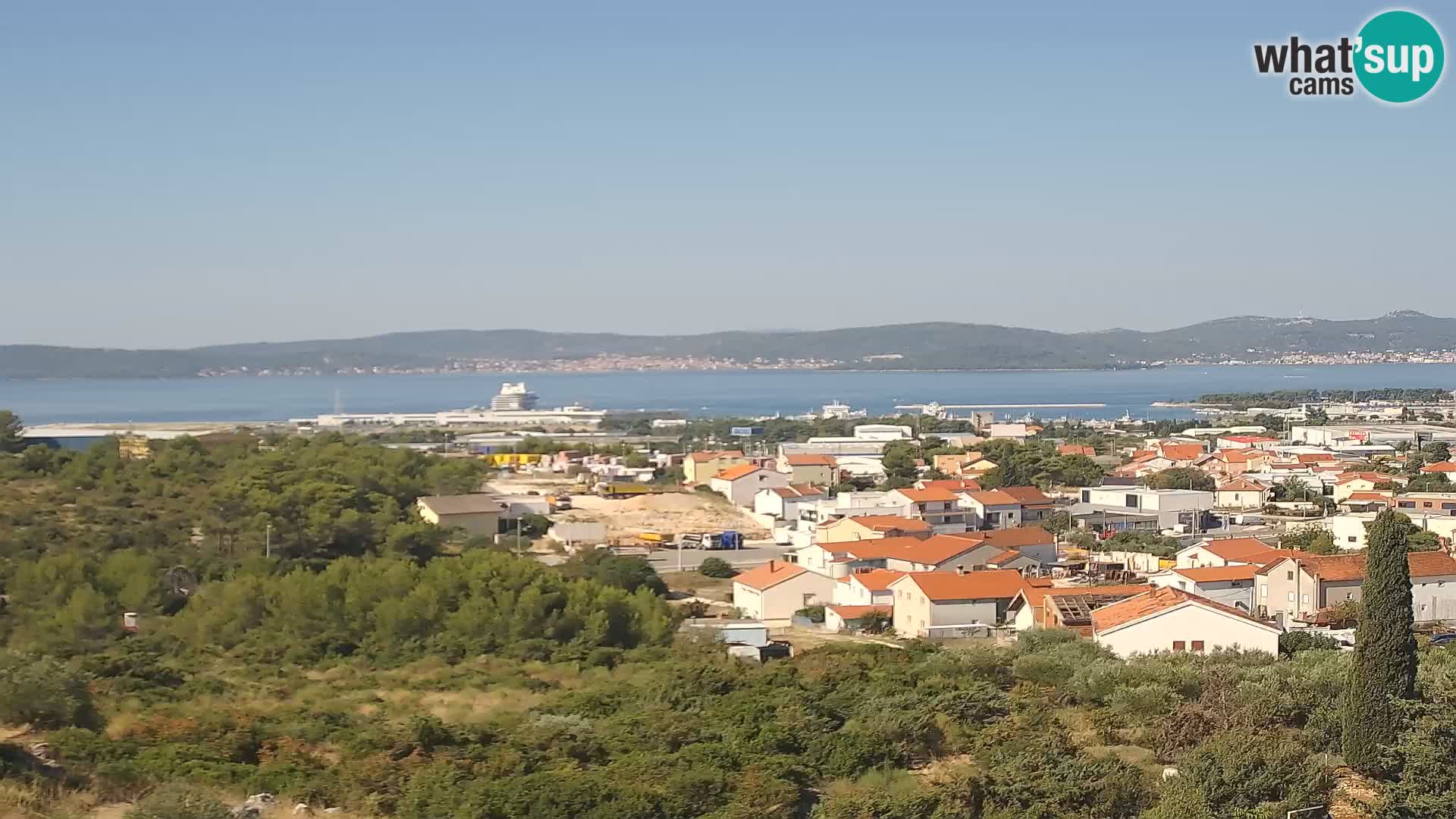 Panoramska web kamera Luke Gaženica u Zadru, Hrvatska