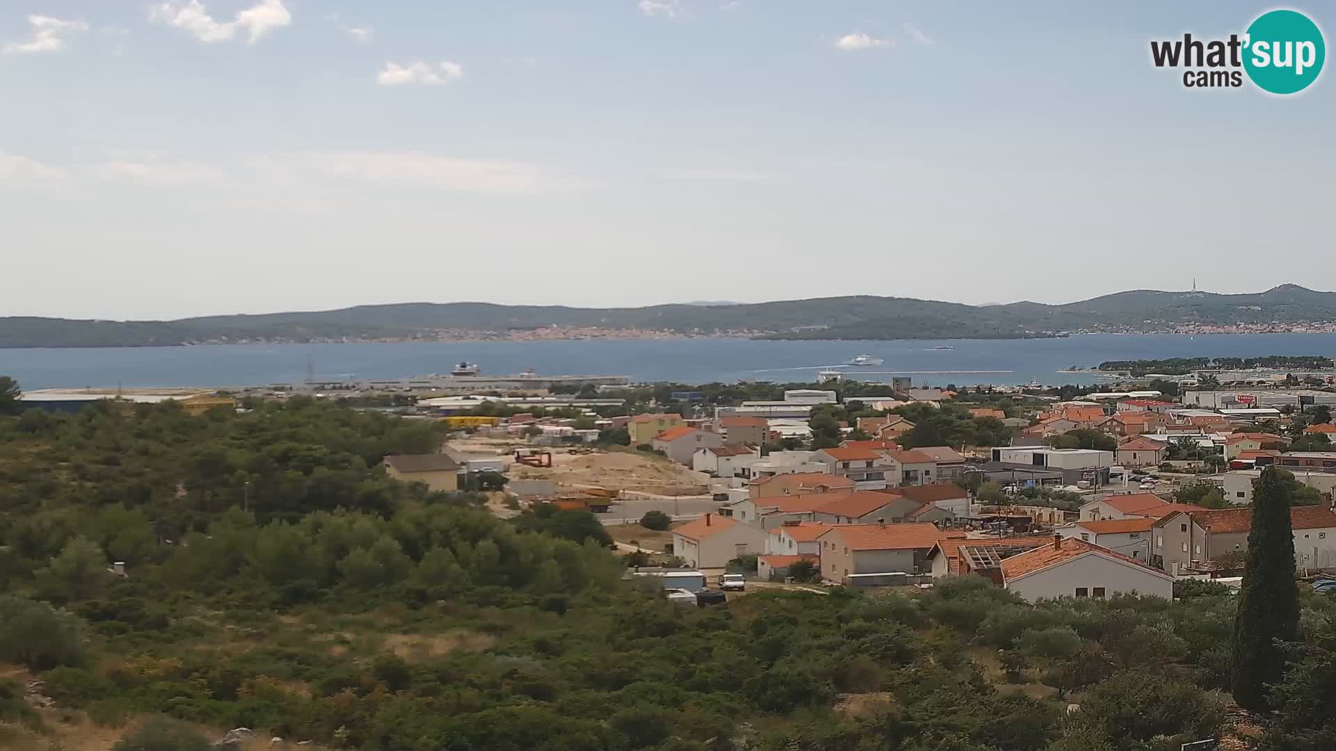 Panoramska web kamera Luke Gaženica u Zadru, Hrvatska