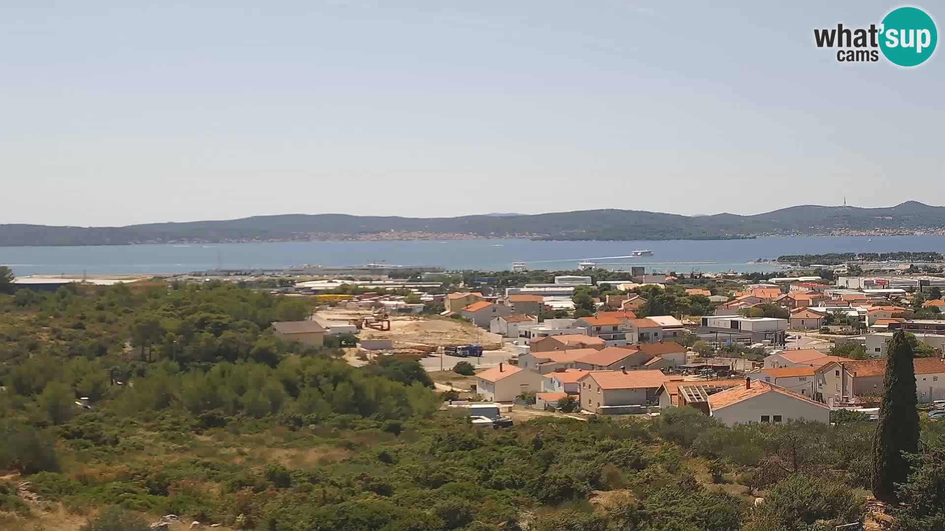 Panoramska web kamera Luke Gaženica u Zadru, Hrvatska