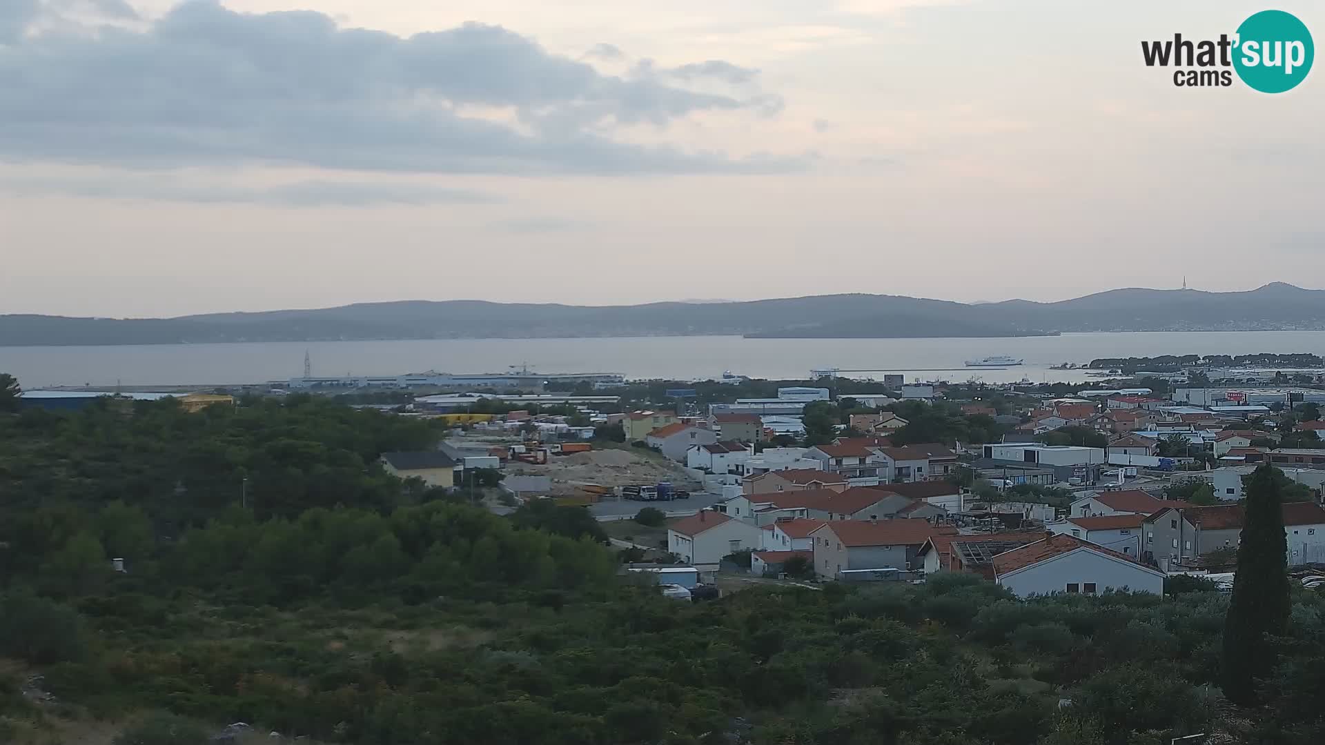 Panoramska web kamera Luke Gaženica u Zadru, Hrvatska