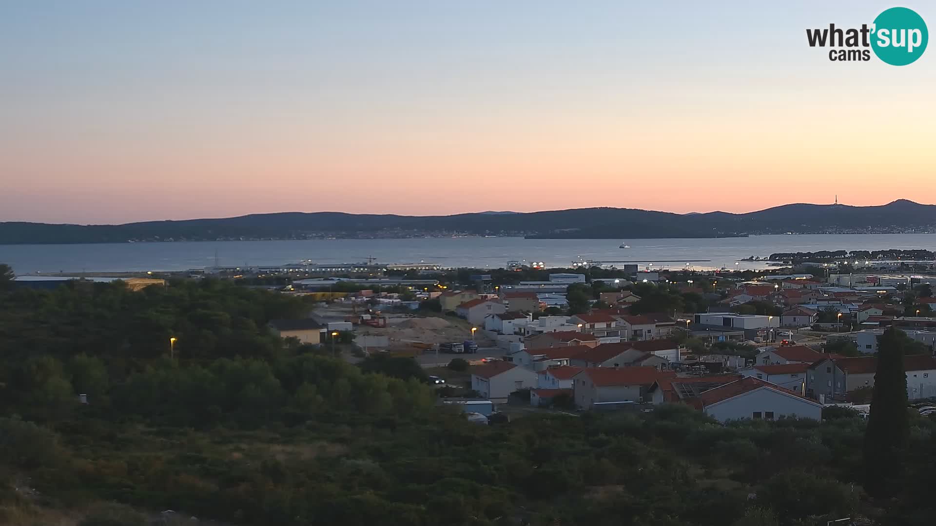 Panoramska web kamera Luke Gaženica u Zadru, Hrvatska