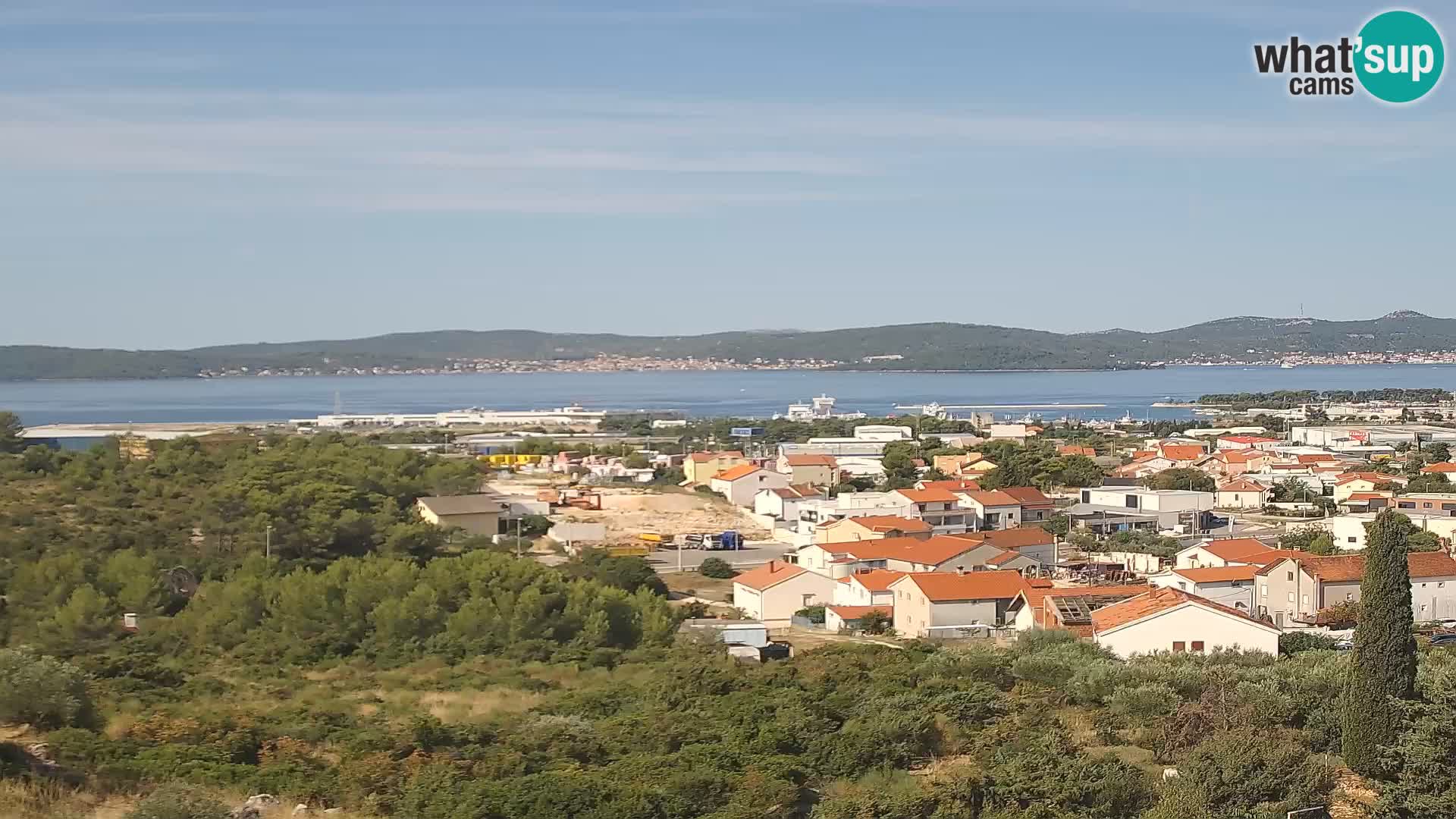 Zadar Pristanišče Gazenica s panoramsko spletno kamero, Zadar, Hrvaška
