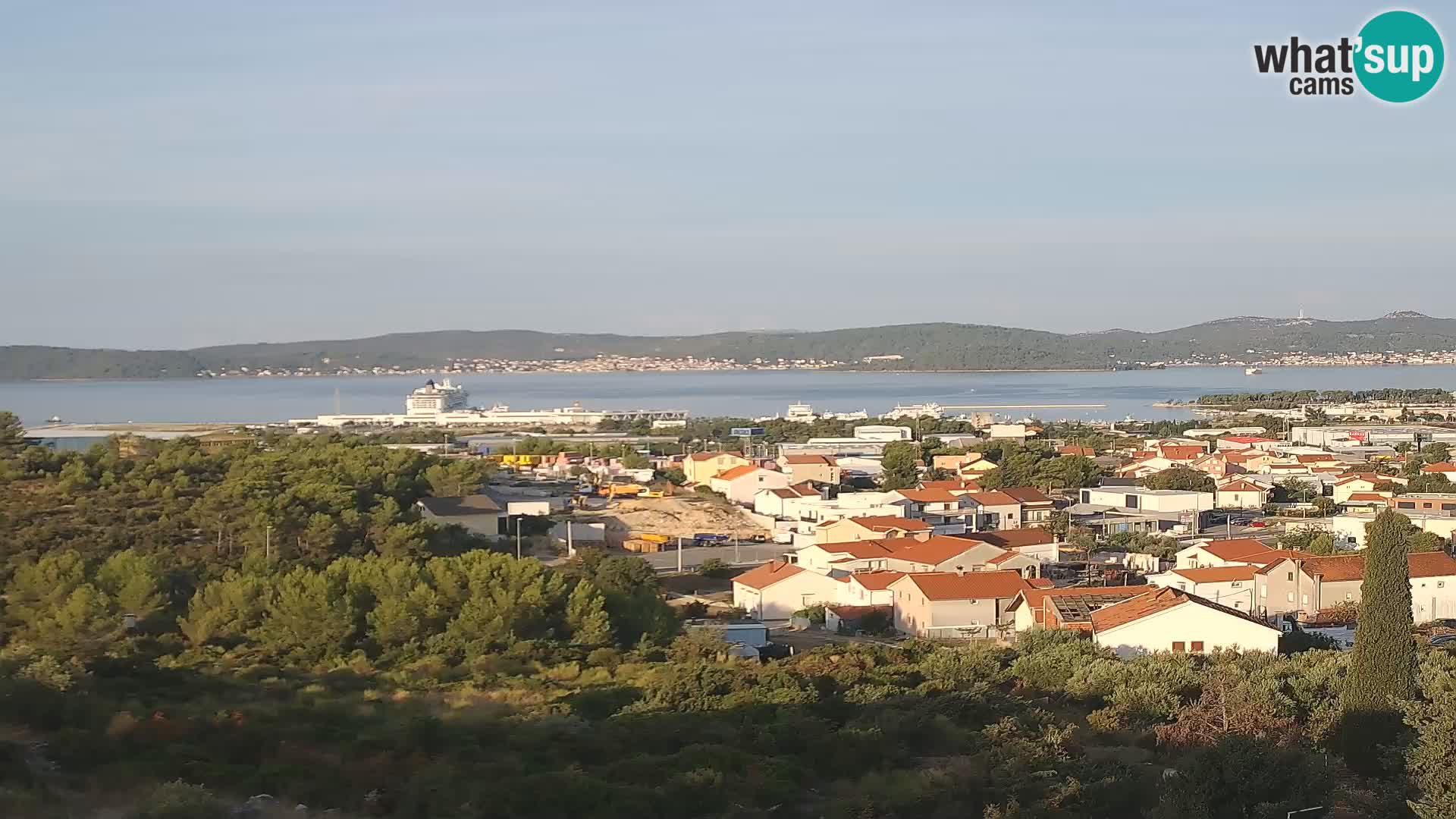 Panoramska web kamera Luke Gaženica u Zadru, Hrvatska