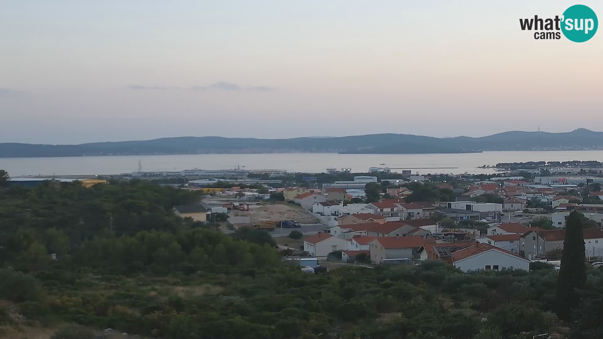 Panorama de la Webcam del Puerto Gazenica de Zadar, Zadar, Croacia