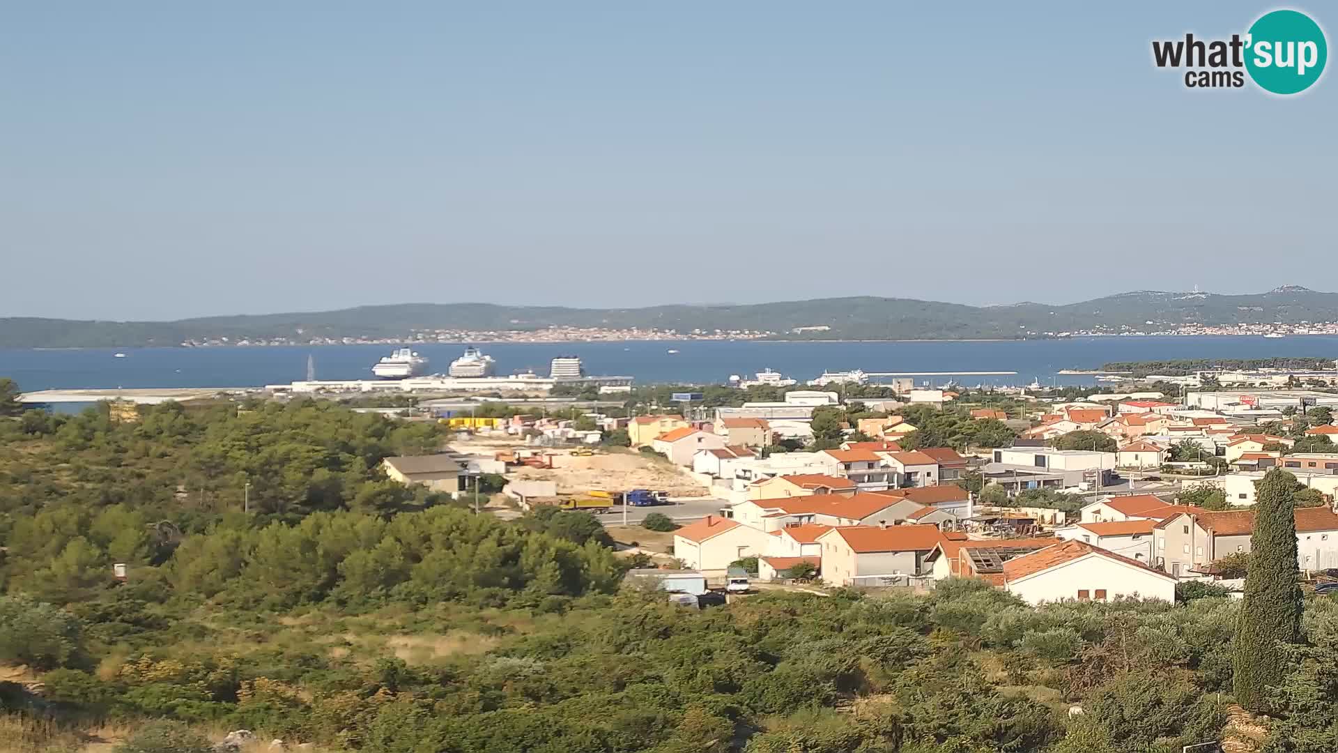 Zadar Port Gazenica Webcam Panorama, Zadar, Kroatien