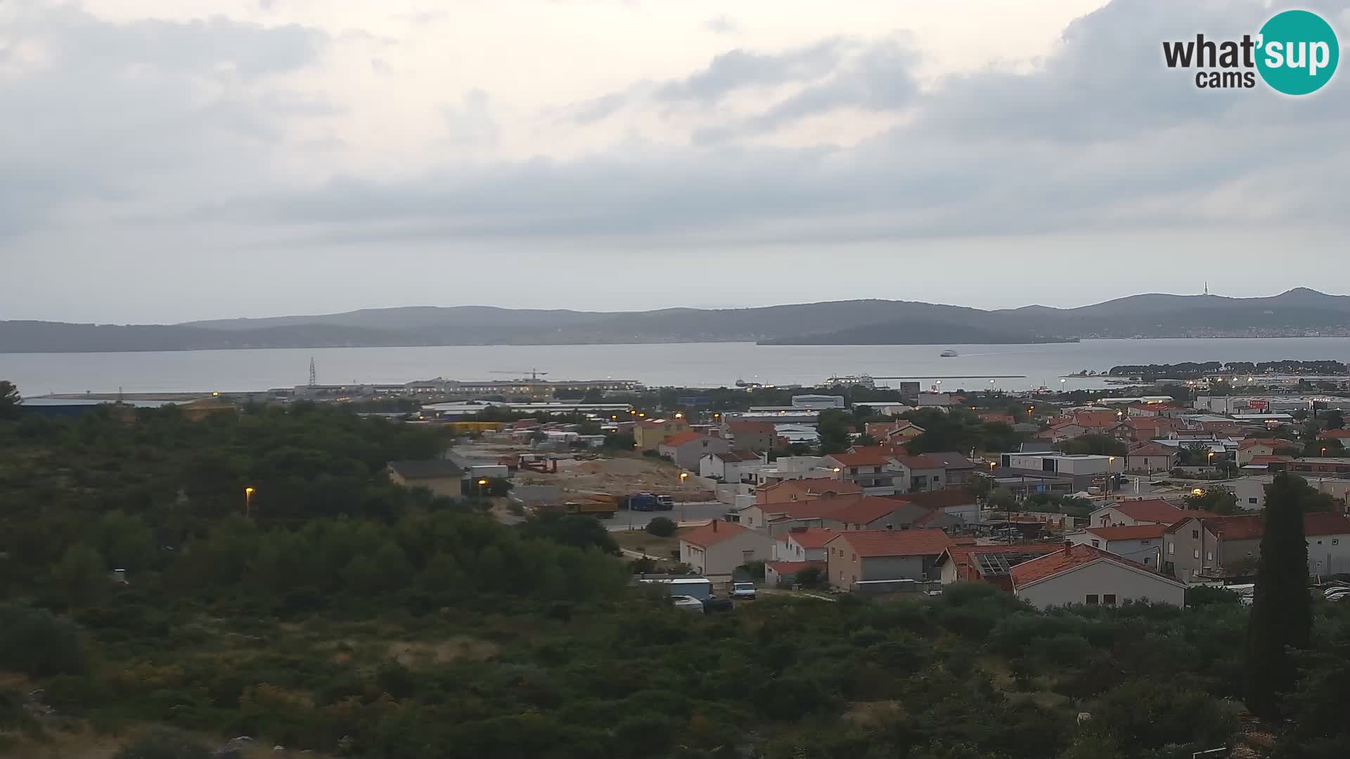 Zadar Port Gazenica Webcam Panorama, Zadar, Kroatien