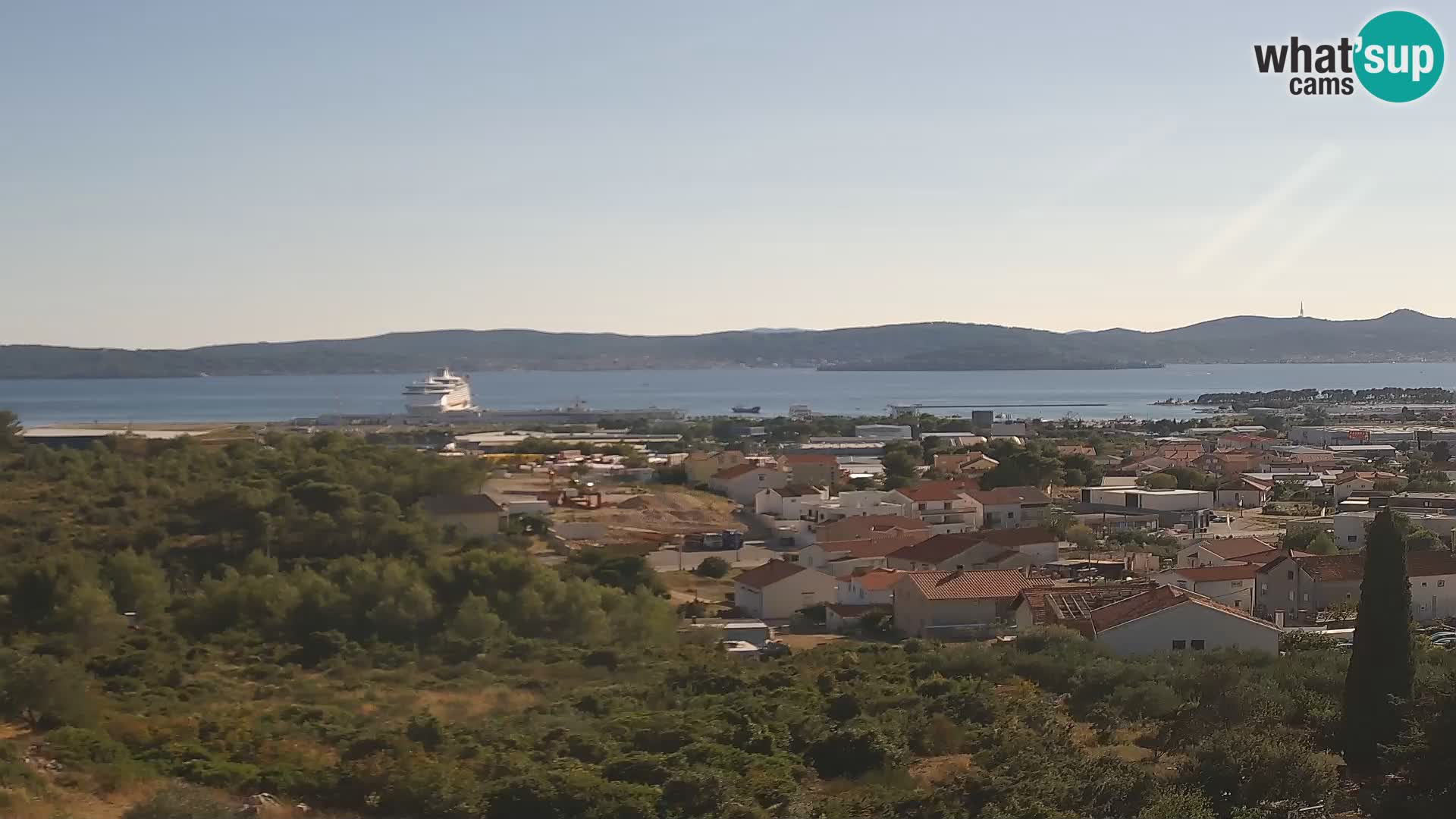 Panoramska web kamera Luke Gaženica u Zadru, Hrvatska