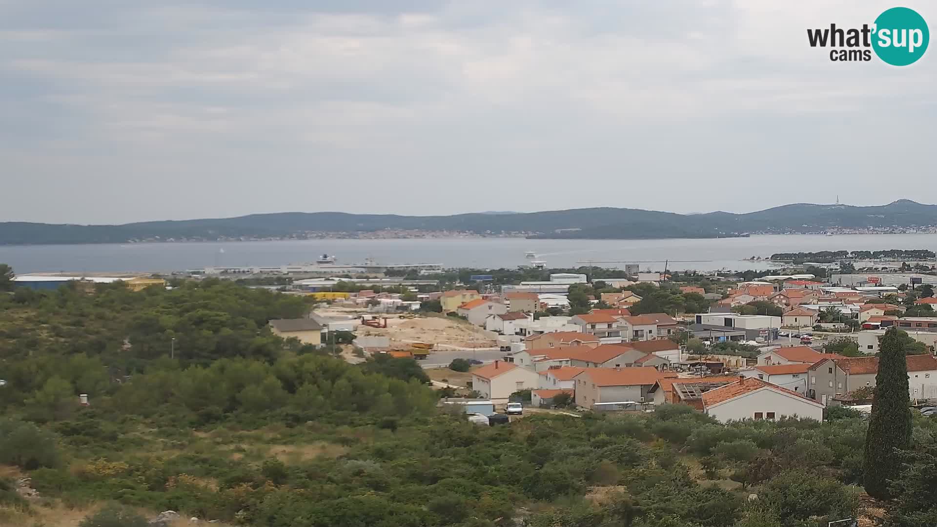 Panoramska web kamera Luke Gaženica u Zadru, Hrvatska