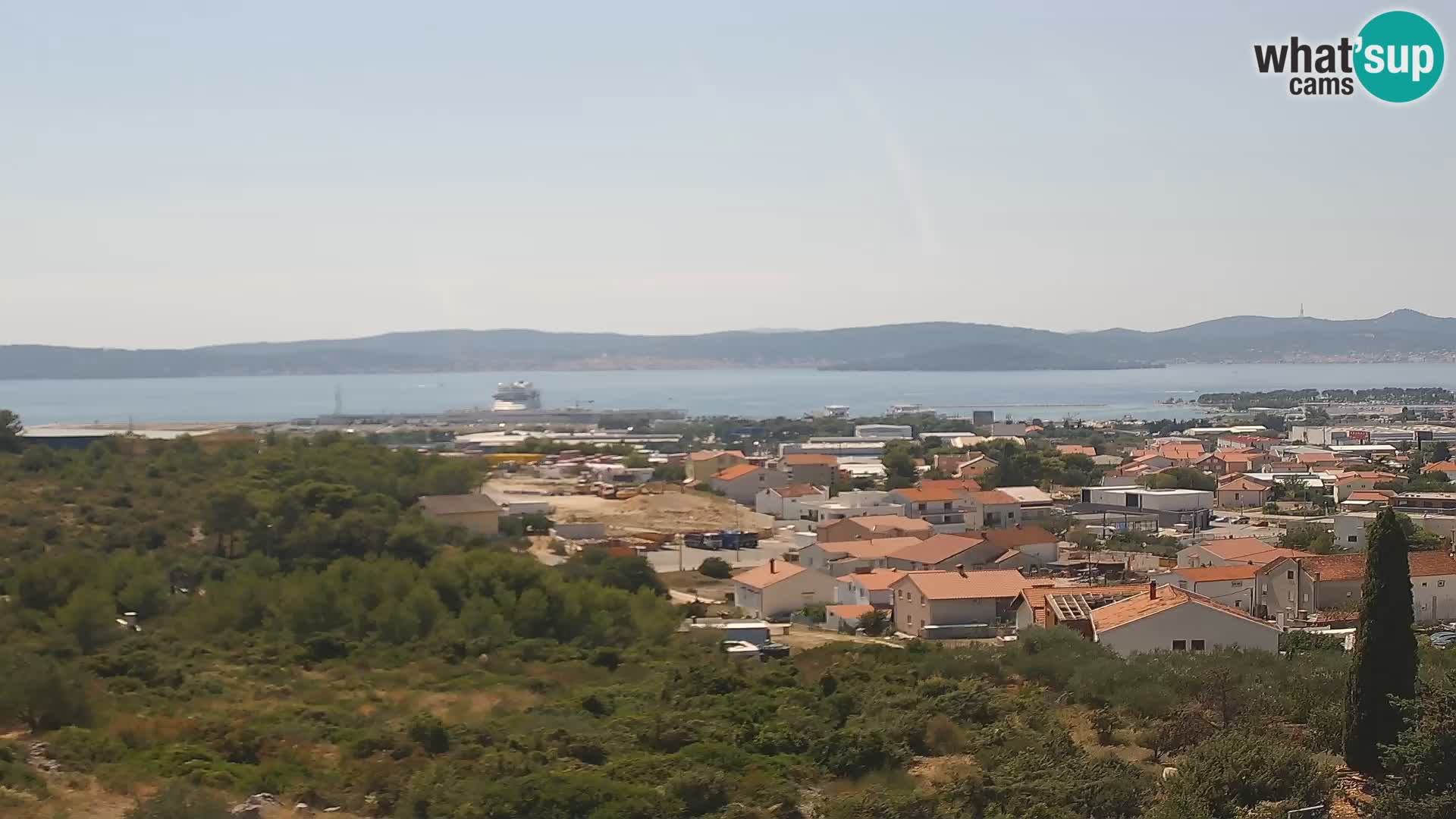 Panorama de la Webcam del Puerto Gazenica de Zadar, Zadar, Croacia