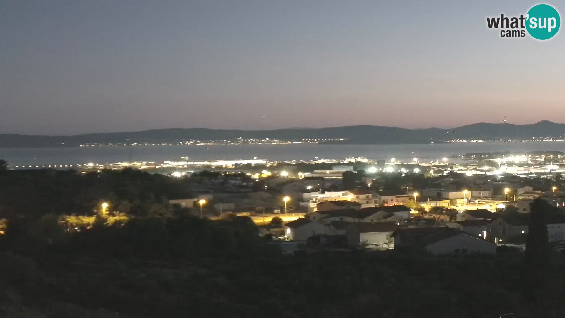 Panorama de la Webcam del Puerto Gazenica de Zadar, Zadar, Croacia