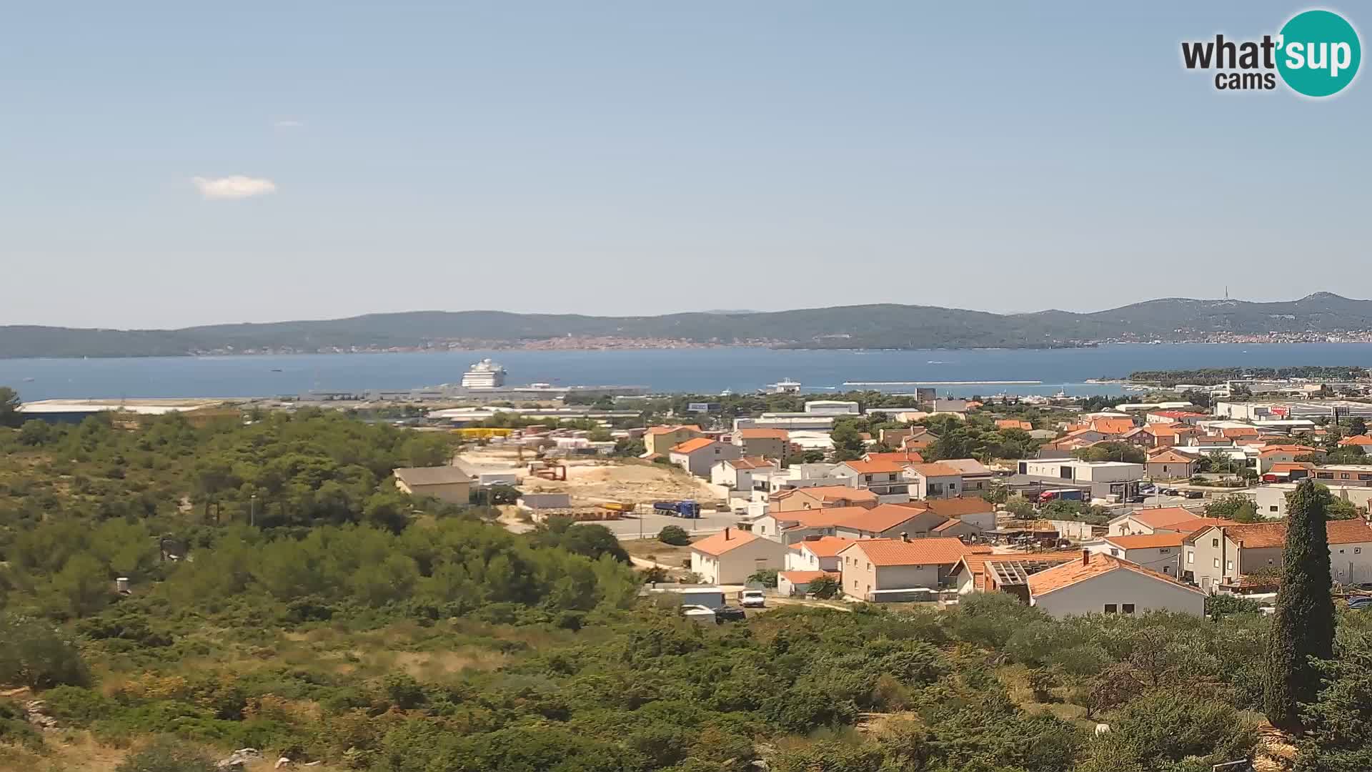 Zadar Port Gazenica Webcam Panorama, Zadar, Kroatien