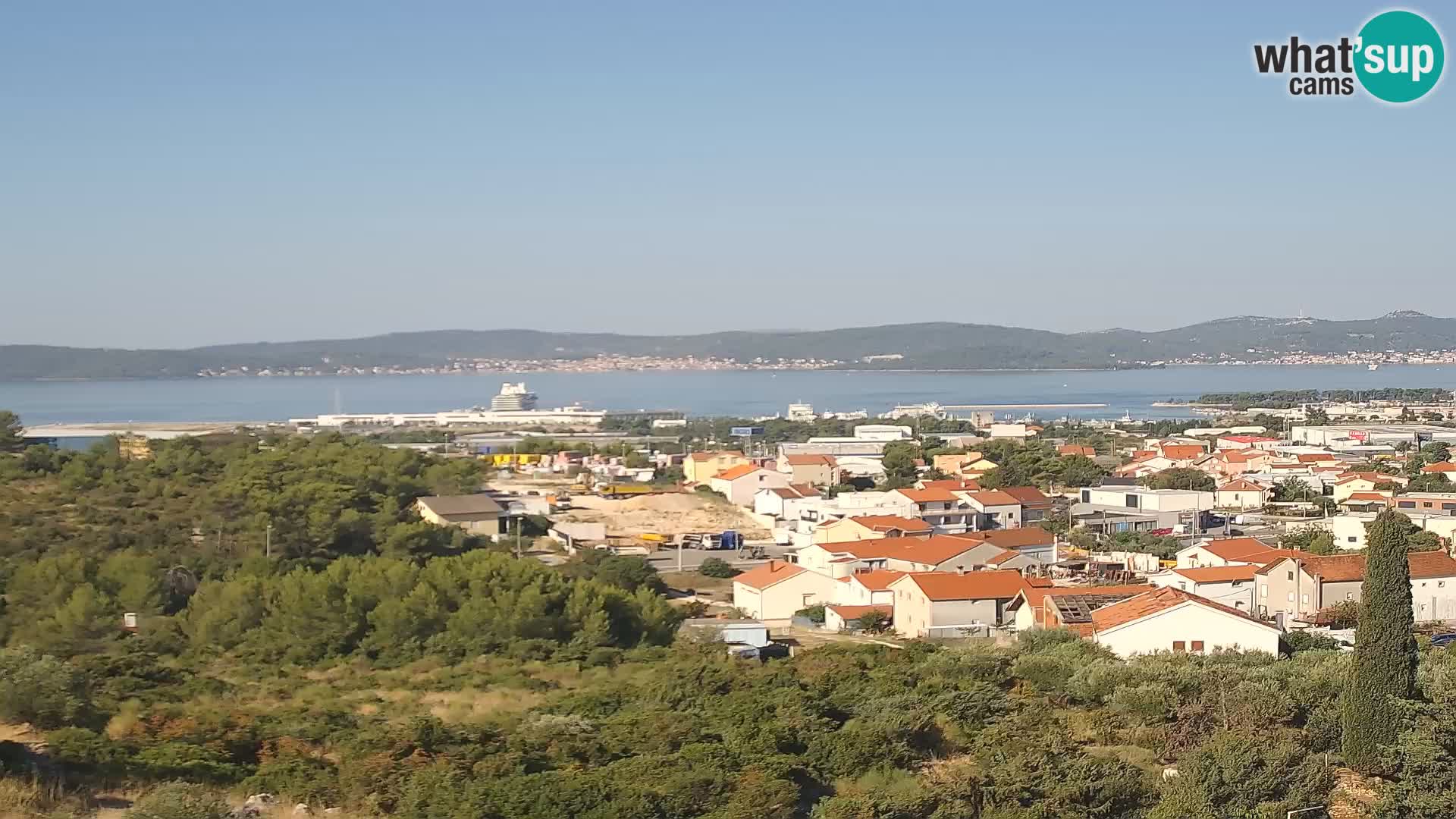 Zadar Port Gazenica Webcam Panorama, Zadar, Kroatien