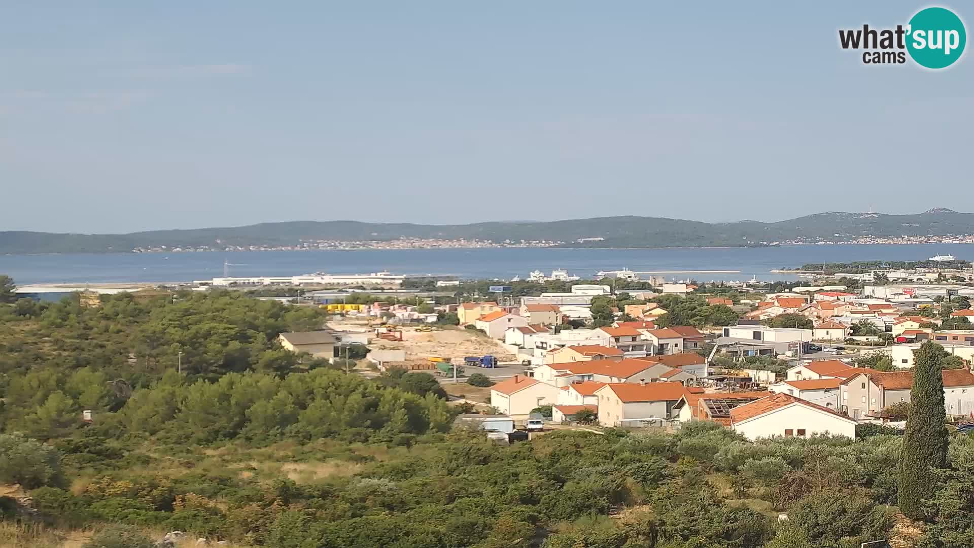 Zadar Port Gazenica Webcam Panorama, Zadar, Croatie