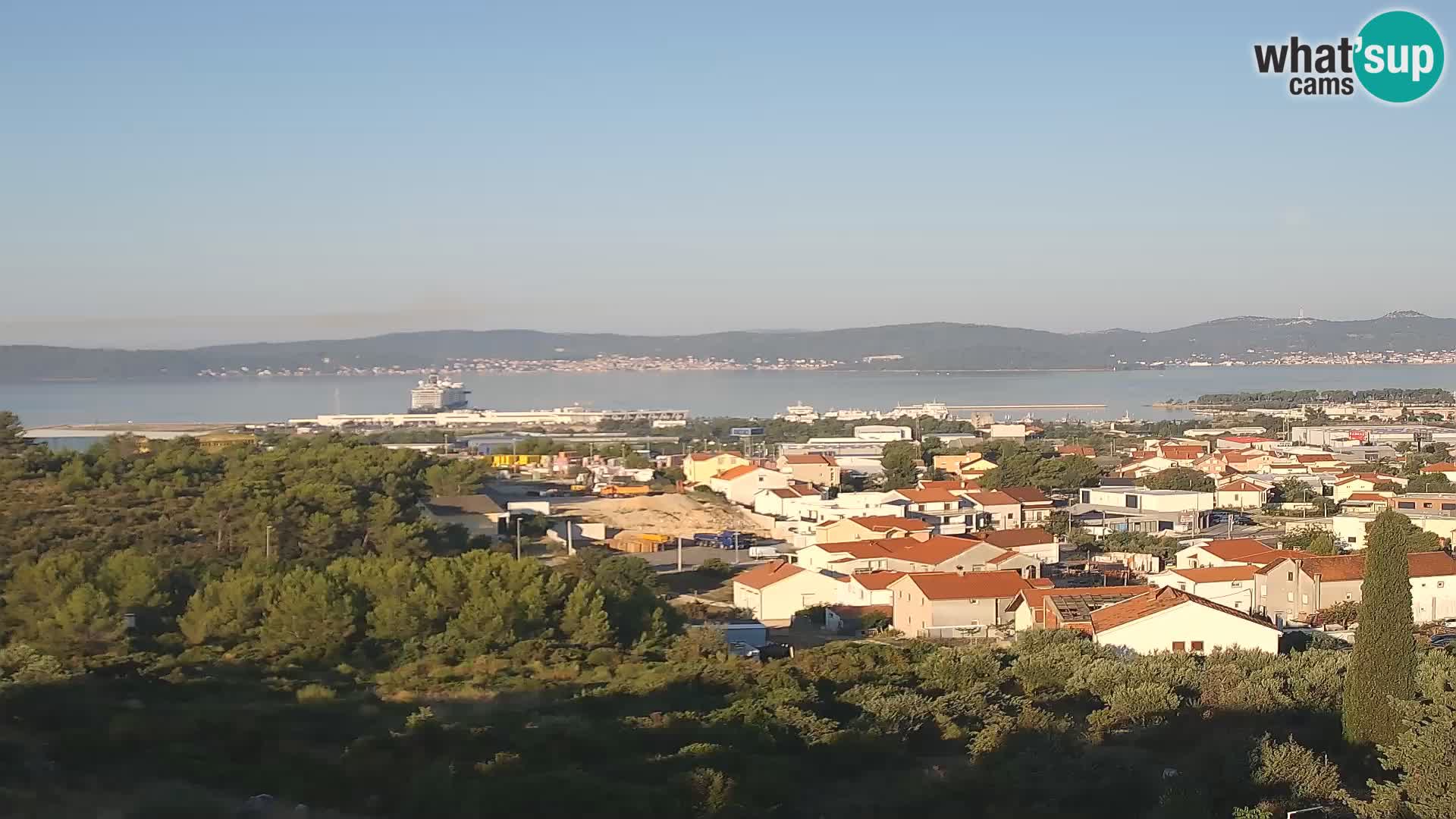 Zadar Port Gazenica Webcam Panorama, Zadar, Kroatien