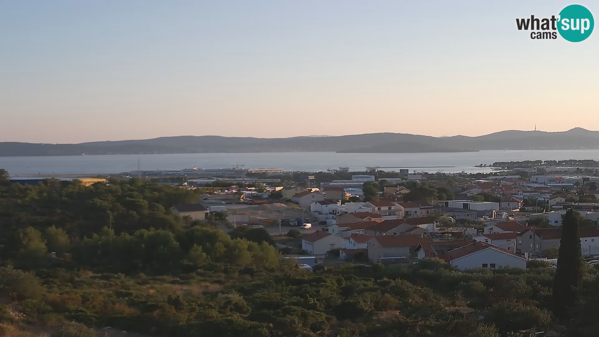 Panoramska web kamera Luke Gaženica u Zadru, Hrvatska