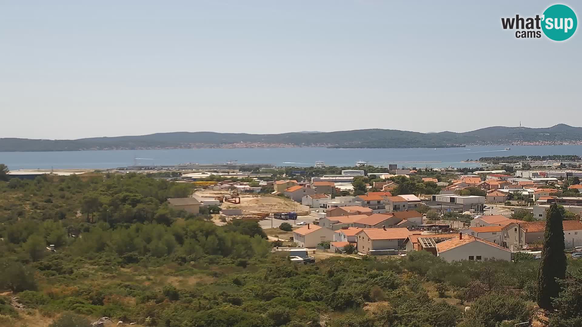 Zadar Port Gazenica Webcam Panorama, Zadar, Kroatien