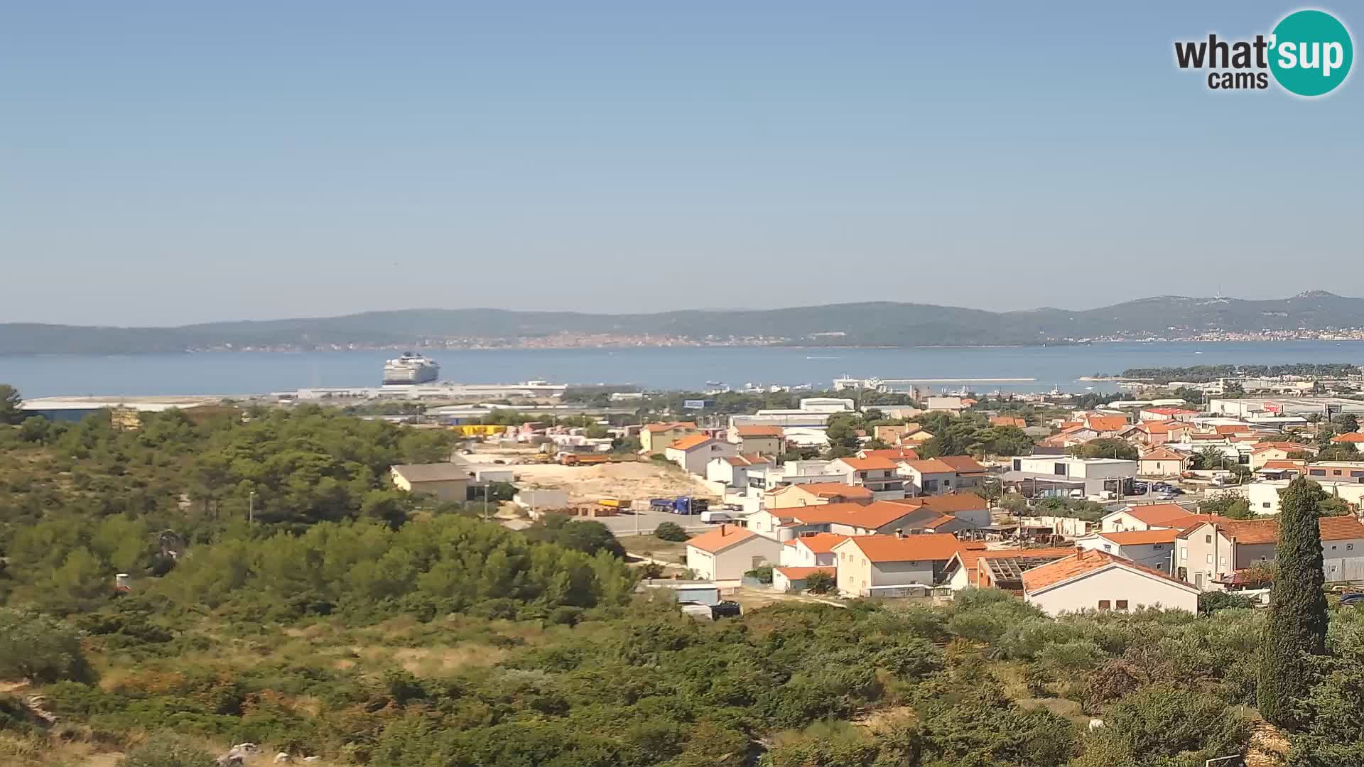 Zadar Port Gazenica Webcam Panorama, Zadar, Croatie