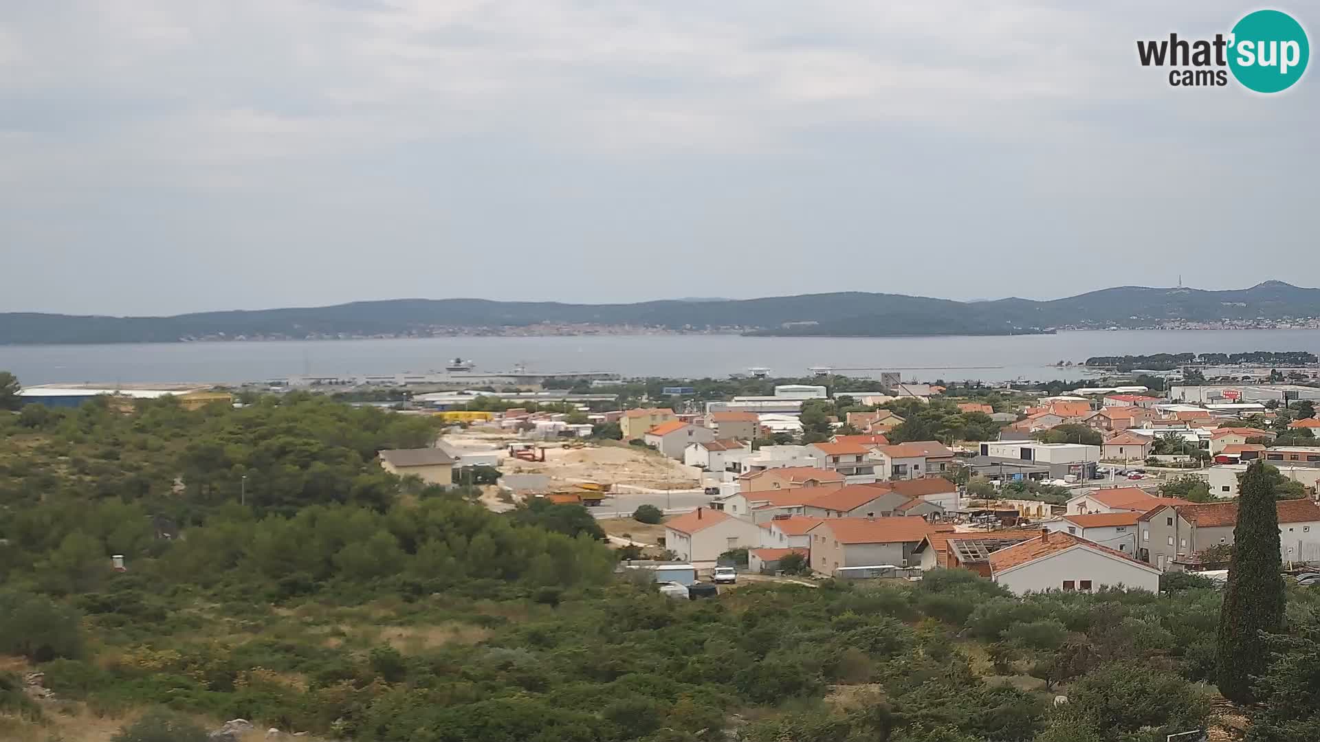 Panoramska web kamera Luke Gaženica u Zadru, Hrvatska