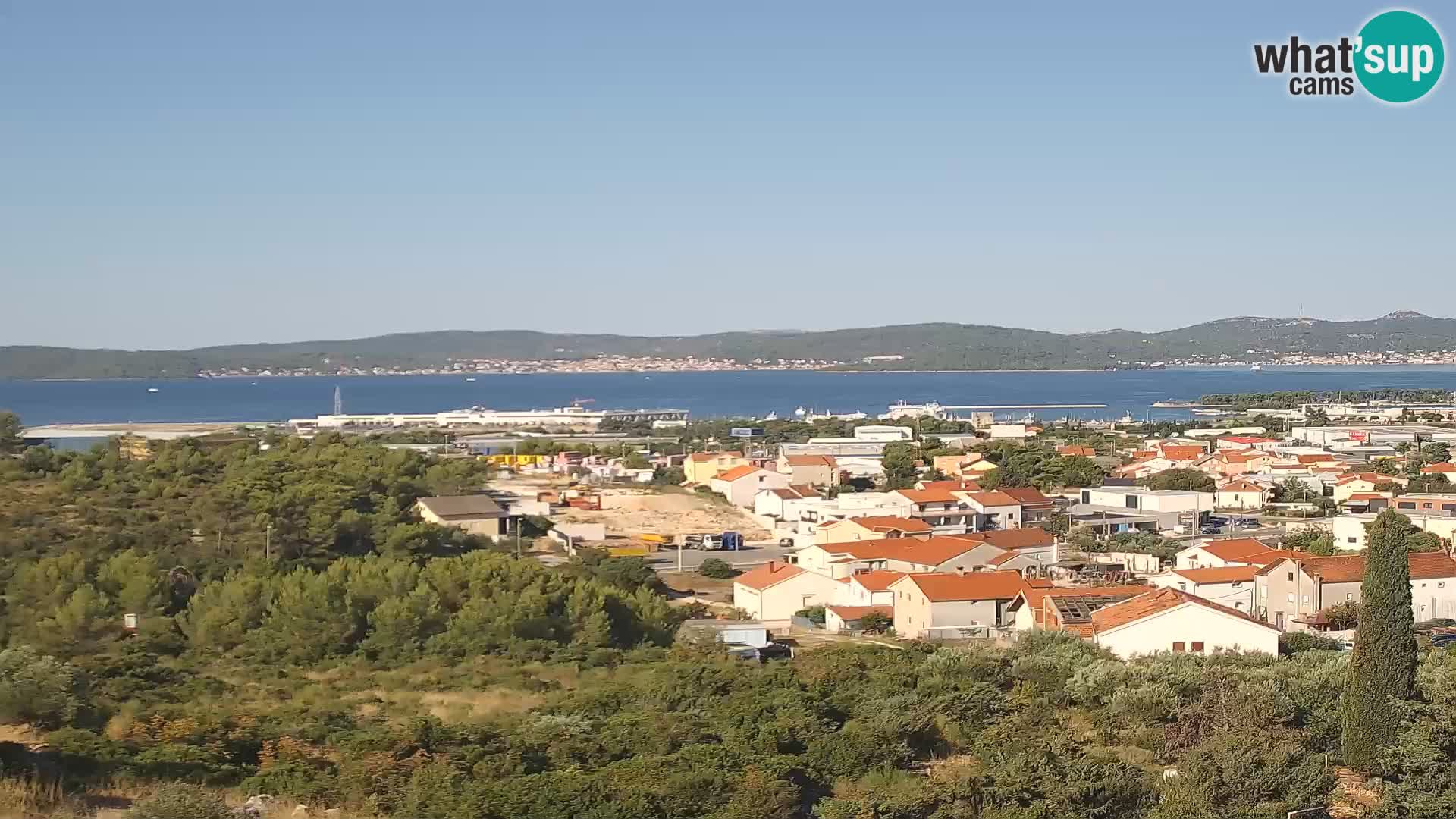 Zadar Port Gazenica Webcam Panorama, Zadar, Kroatien
